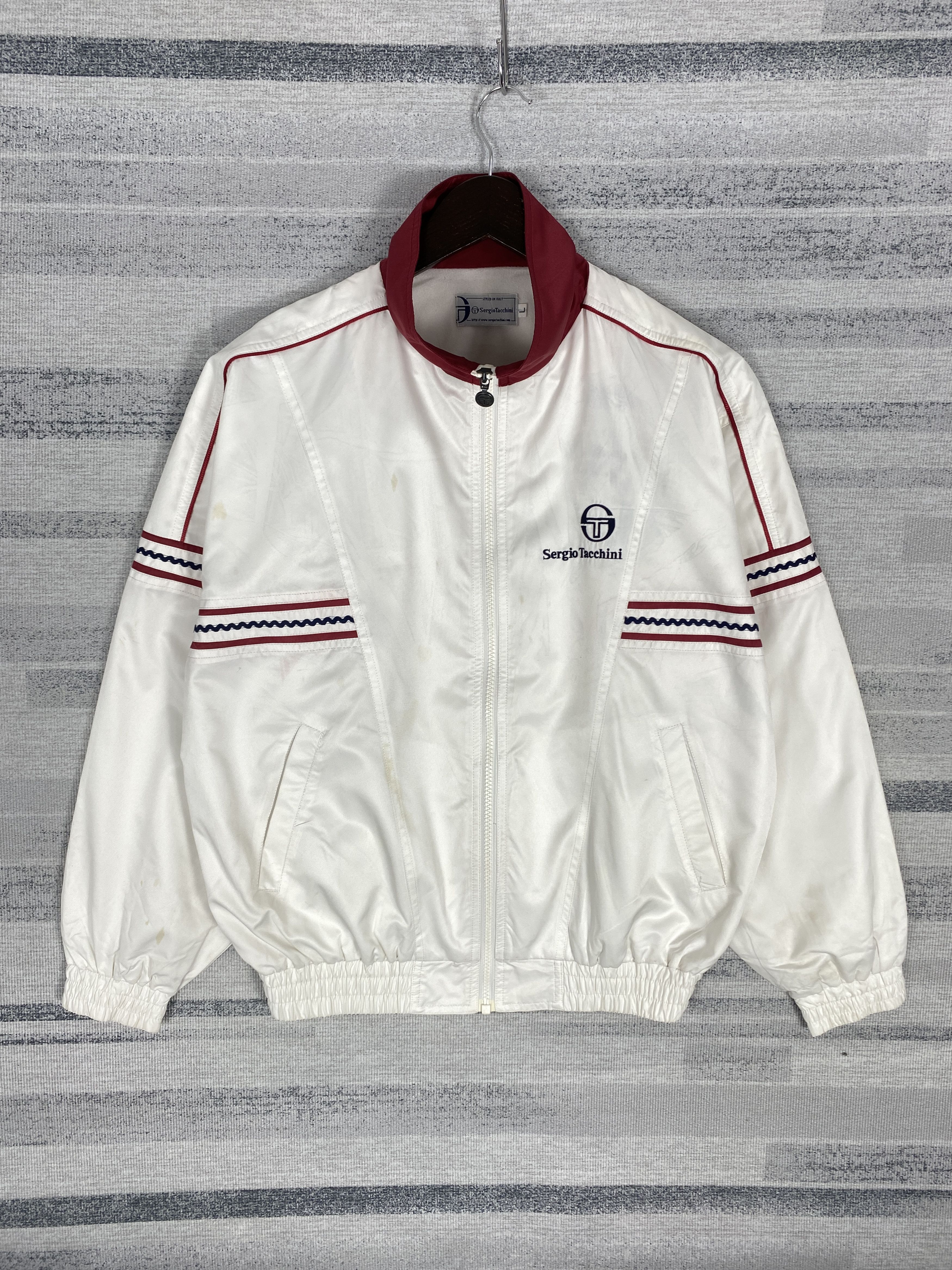 Sergio Tacchini × Vintage Vintage Sergio Tacchini Jacket Size US M / EU 48-50 / 2 - 1 Thumbnail