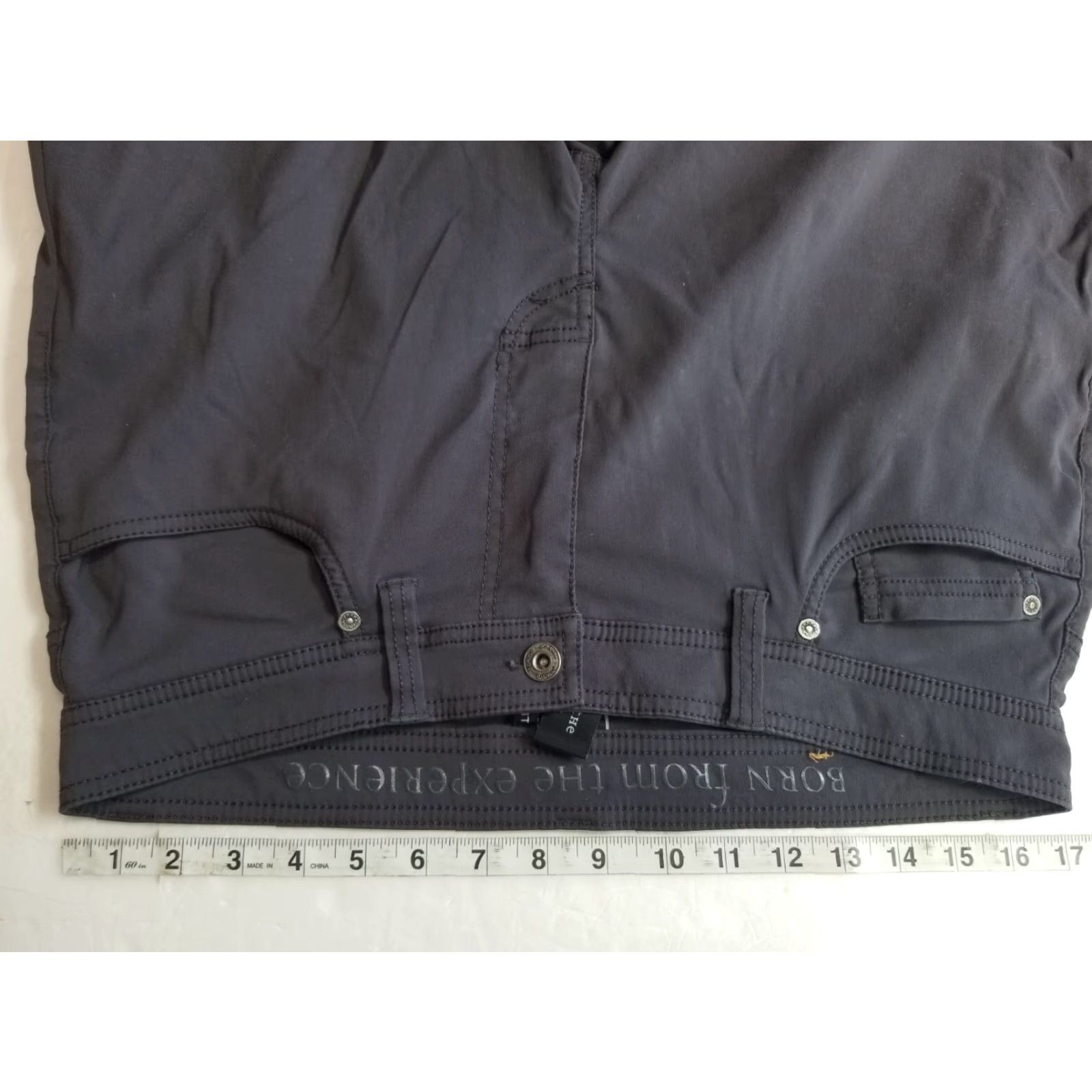 Prana PrAna Breathe Dark Grey Stretch Jeans Slim Fit Men's Size 34x30 See Pics Size US 34 / EU 50 - 3 Thumbnail