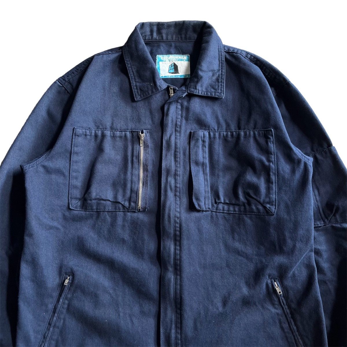 Japanese Brand × Jun Takahashi × Undercover SS02 Haze Undercover Laboratories Navy Work Jacket Size US L / EU 52-54 / 3 - 3 Thumbnail
