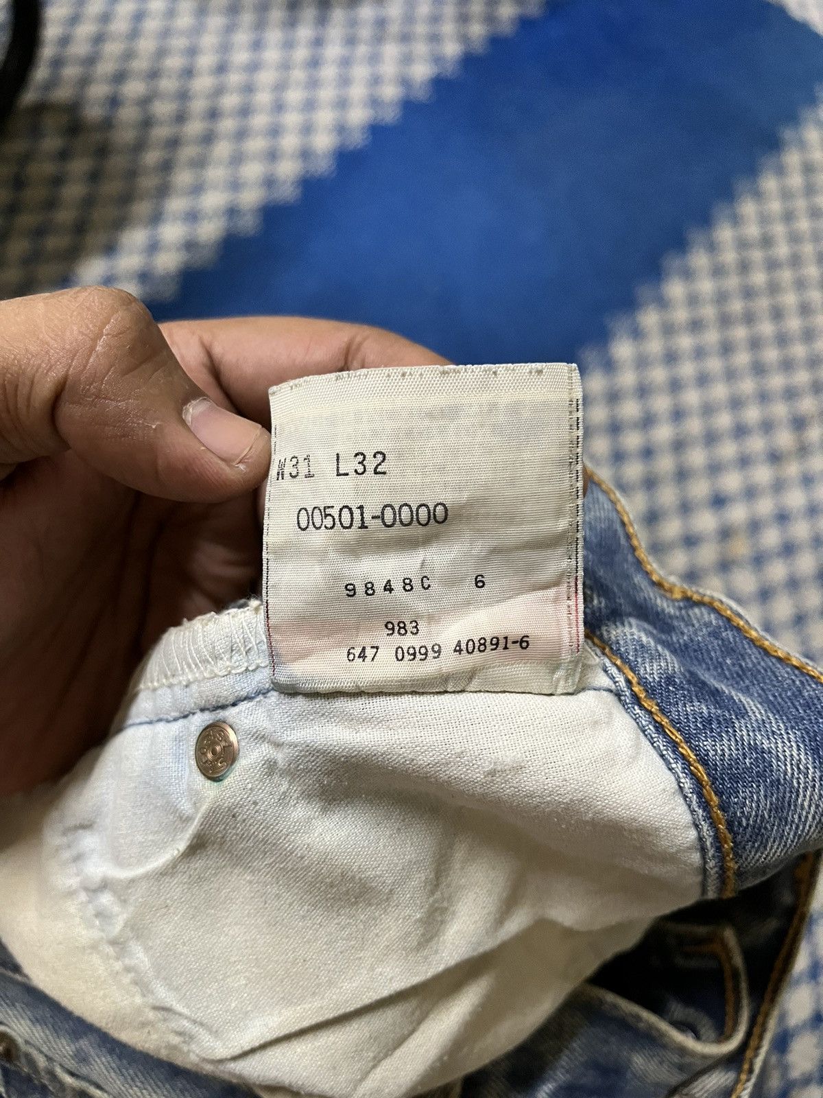 Levi's Vintage Levi’s 501 Mudwash Single R Tab Denim Size US 30 / EU 46 - 12 Thumbnail