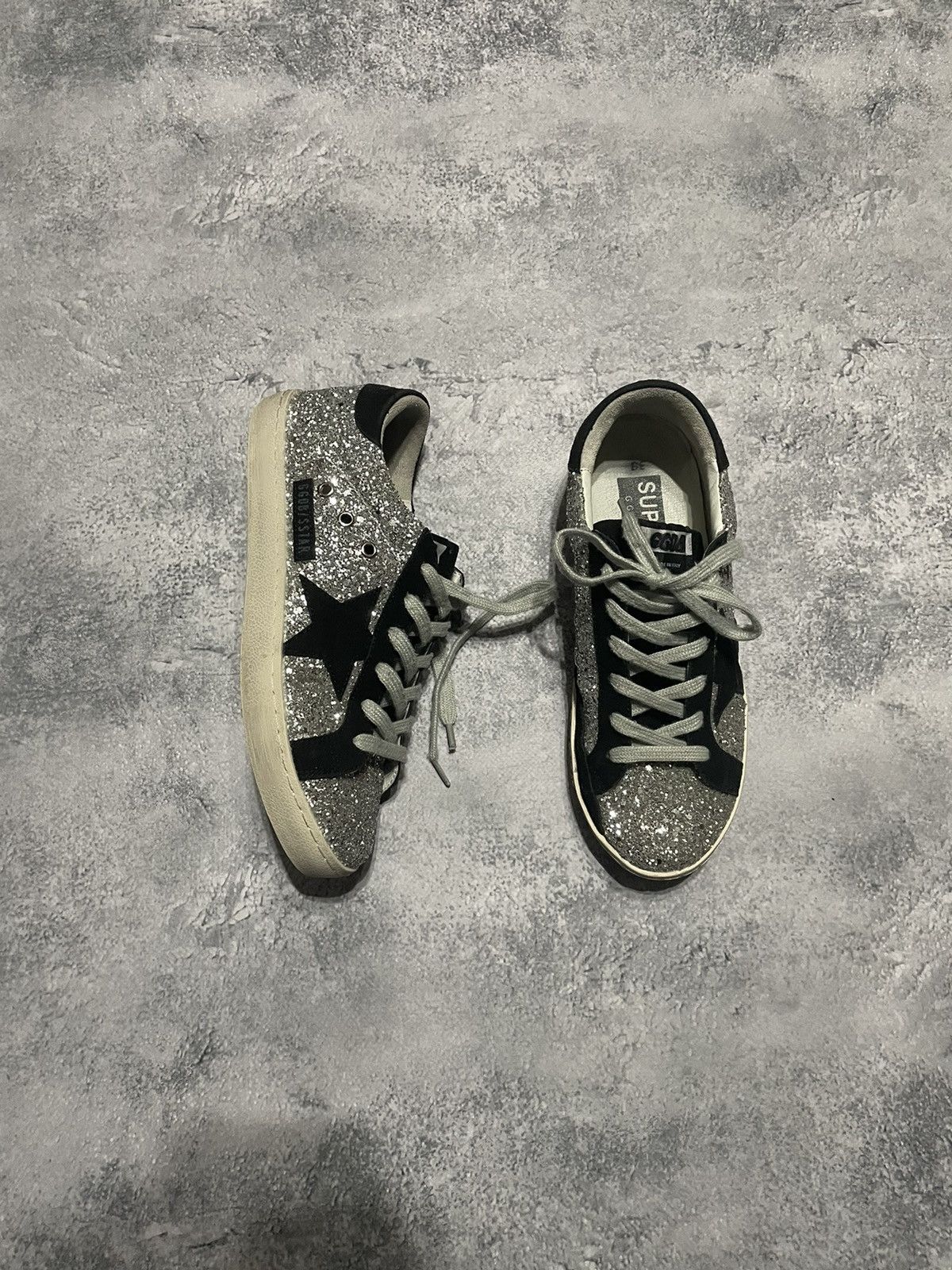 Golden Goose GGBD Golden goose superstar low top snikers Size US 9 / IT 39 - 1 Thumbnail