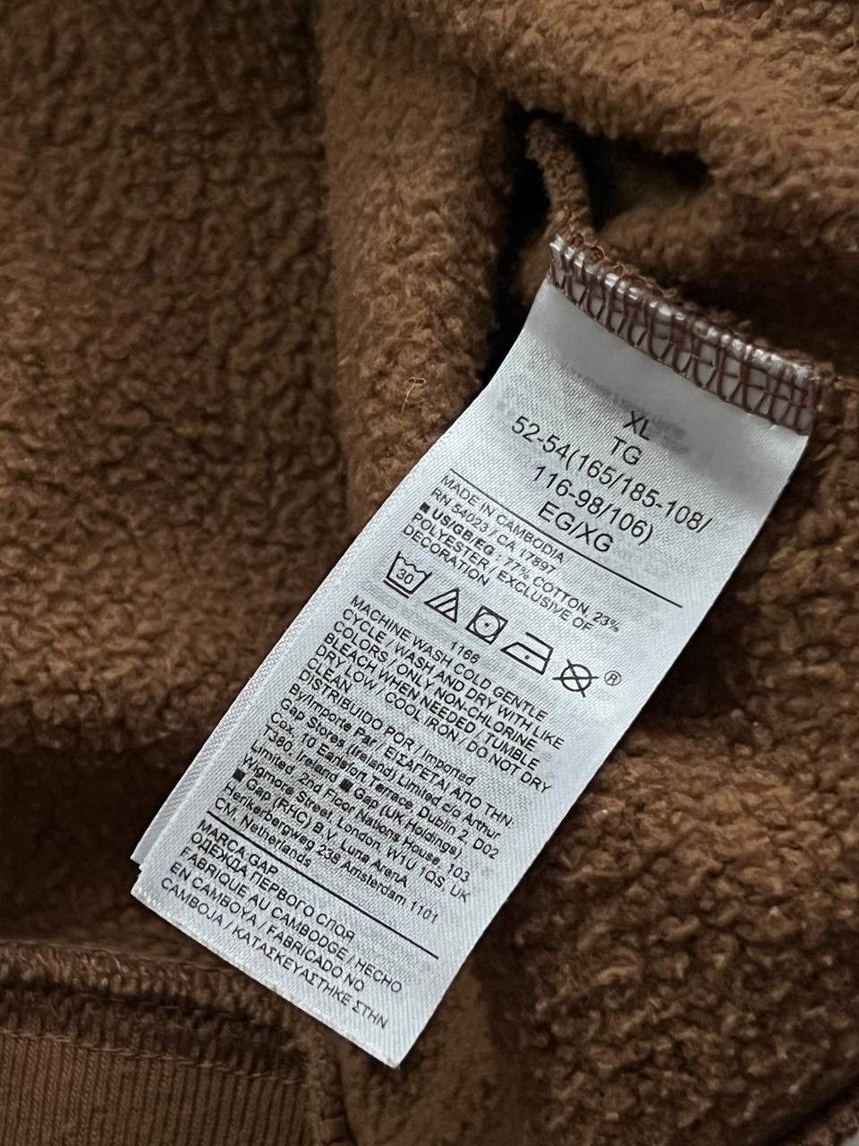 Gap × Vintage Gap Brown Men’s Hoodie Y2K SK8 Rare Size US XL / EU 56 / 4 - 3 Thumbnail