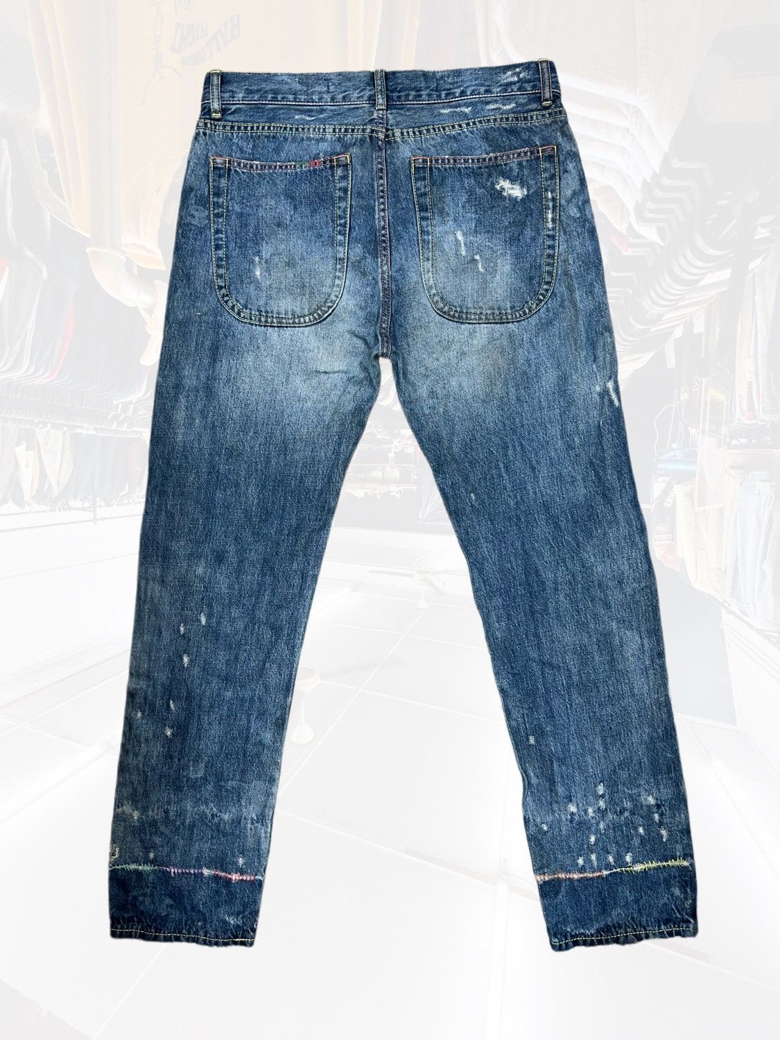 Issey Miyake × Tsumori Chisato Archive Tsumori Chisato Distressed Design Denim Size US 32 / EU 48 - 2 Thumbnail
