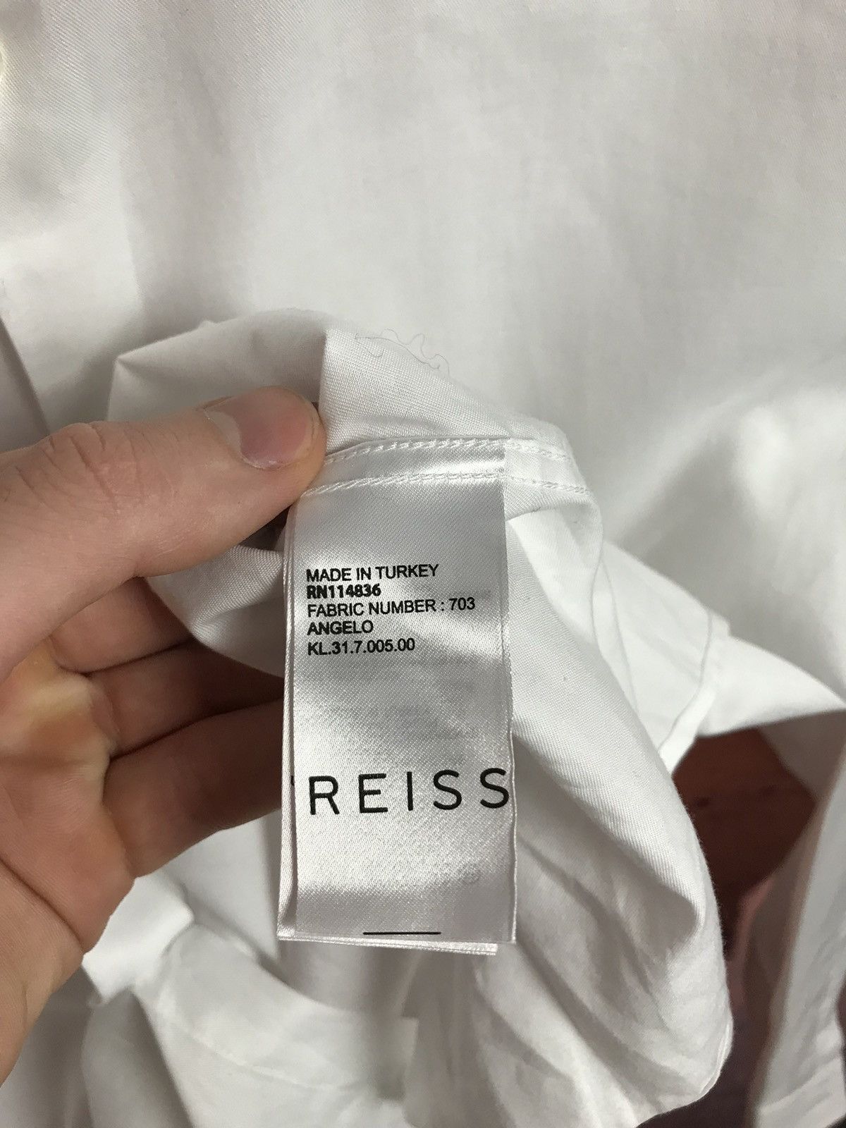 Reiss Reiss luxury streetwear shirt Size US M / EU 48-50 / 2 - 5 Thumbnail
