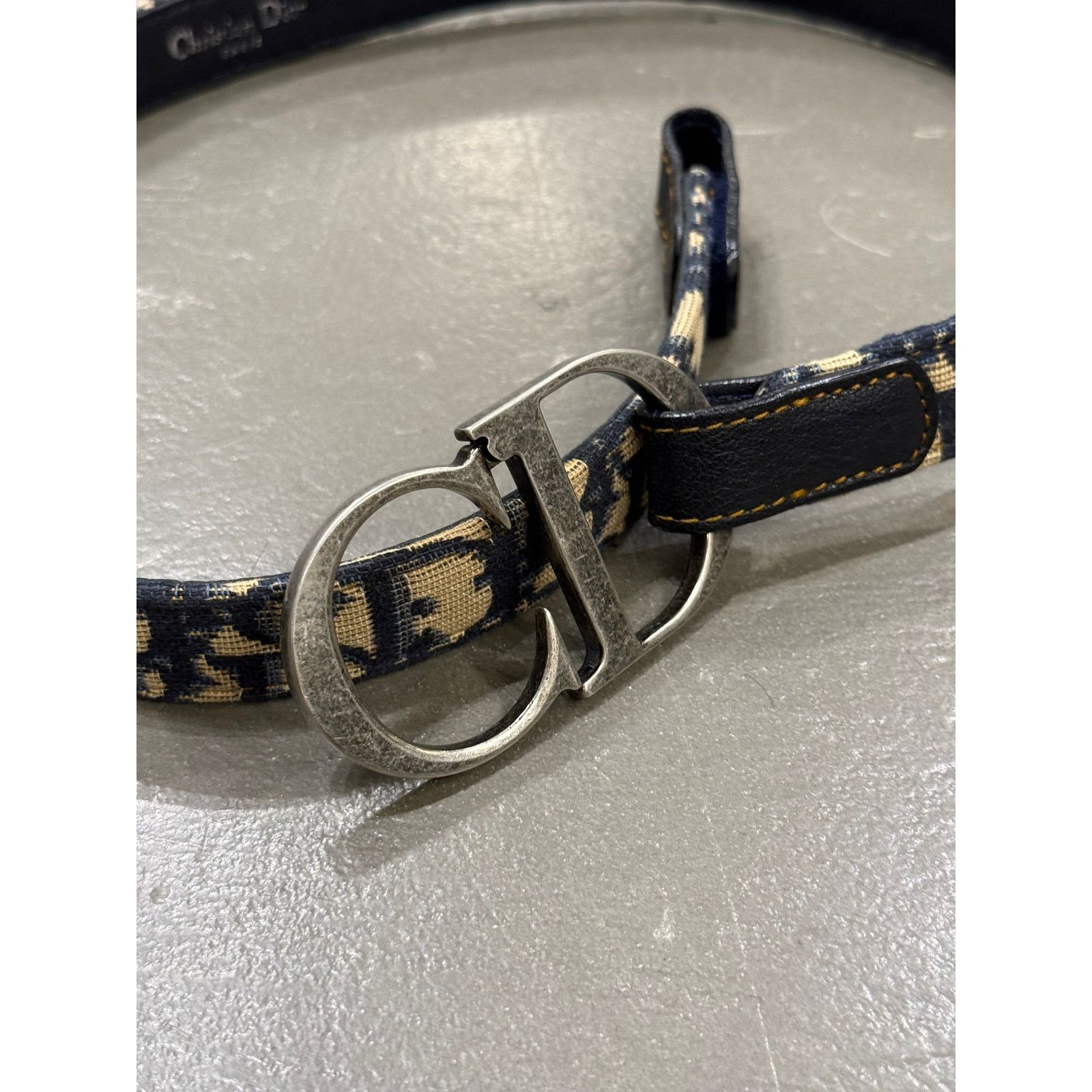 Dior 2000s Christian Dior by Galliano monogram belt Size ONE SIZE - 3 Thumbnail
