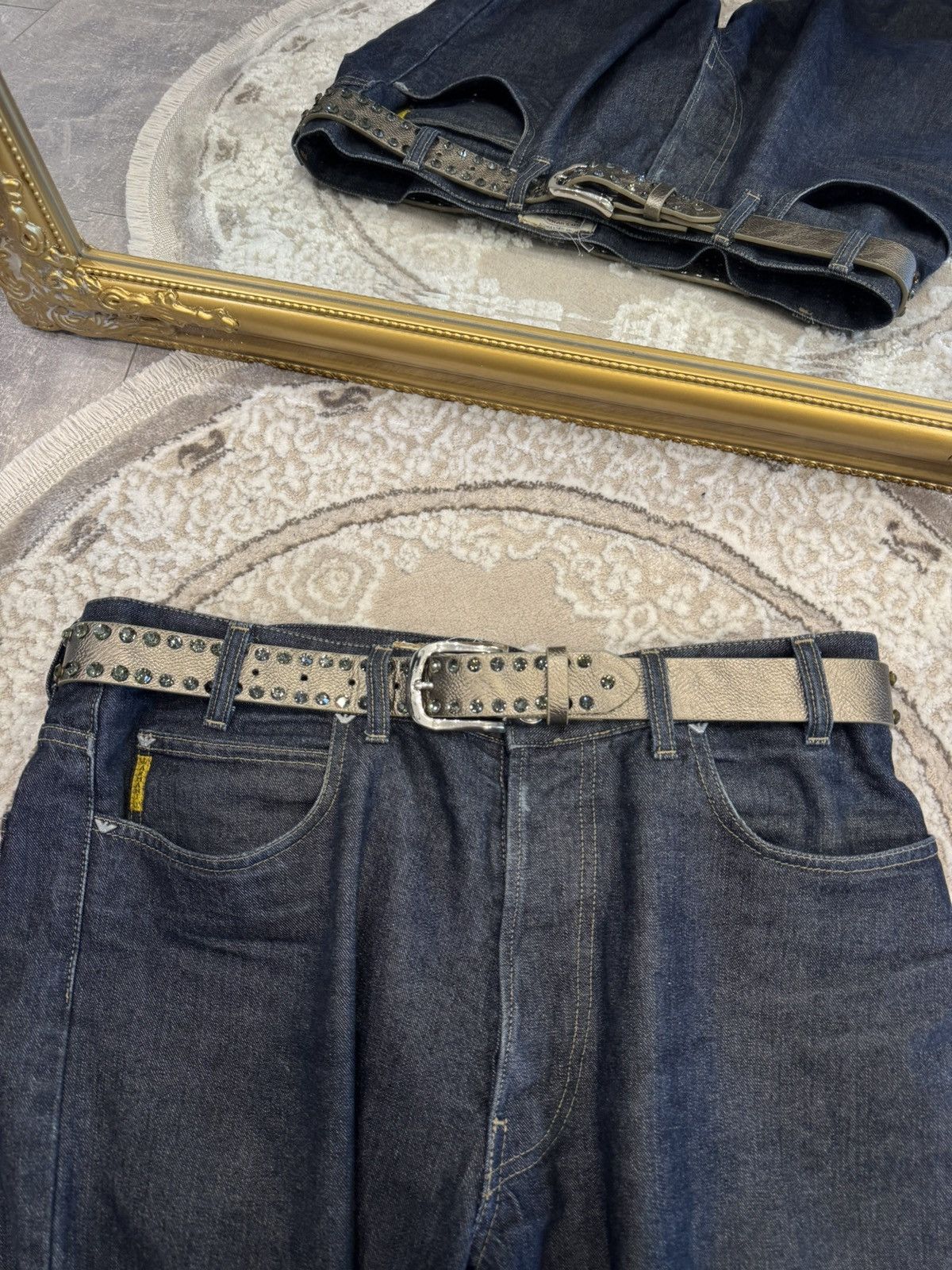 If Six Was Nine VTG Number Nine Y2K JAPANESE BELT GOTH PUNK RAVE KANYE STYLE Size ONE SIZE - 2 Thumbnail