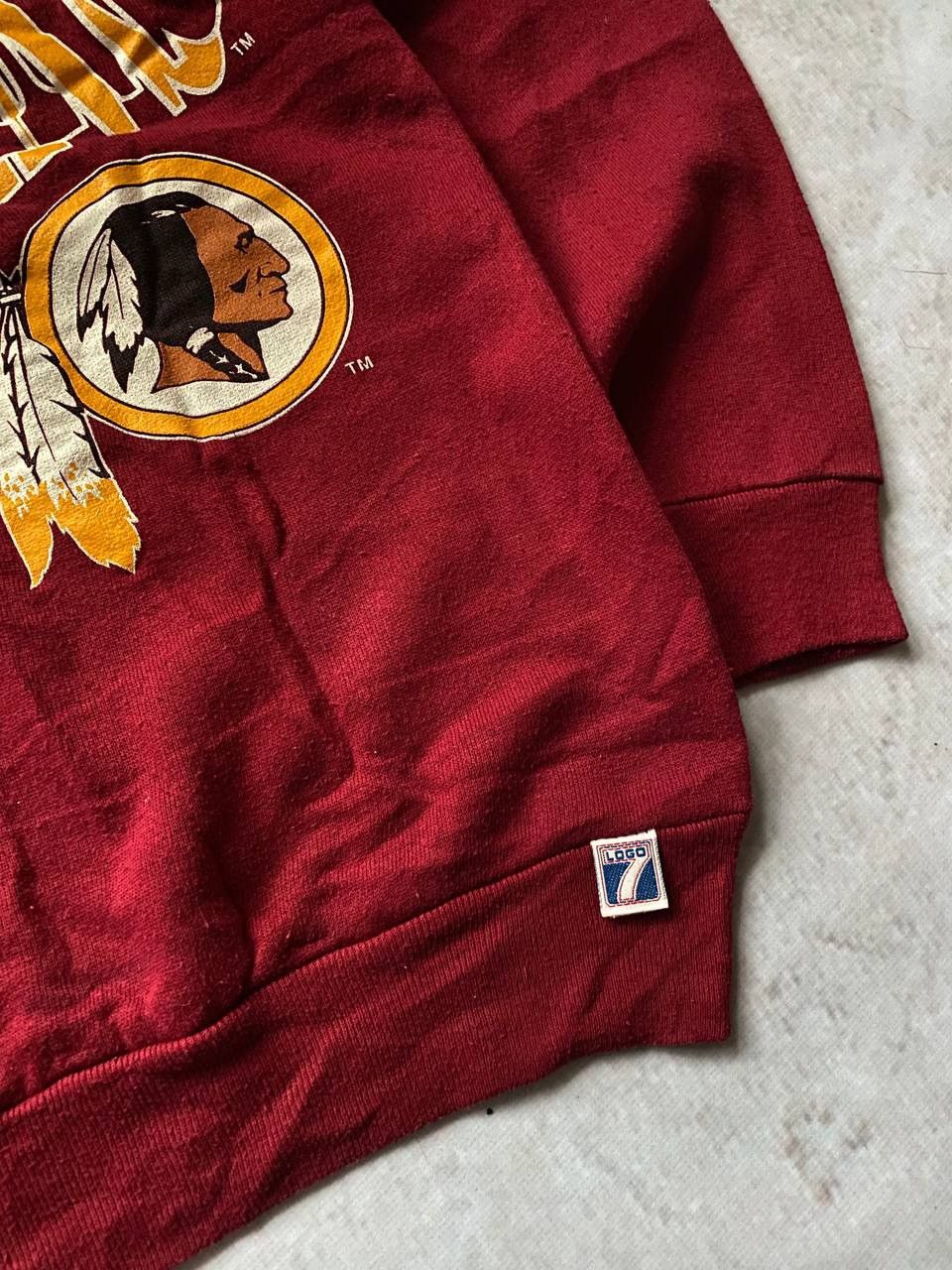 NFL × Vintage 1991 Washington Redskins NFL Vintage Sweatshirt Size US M / EU 48-50 / 2 - 2 Thumbnail