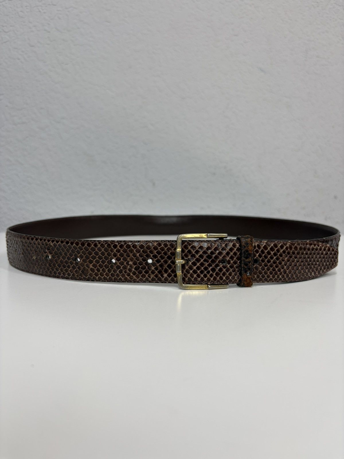 Hysteric Glamour Gothic Leather Belt with Sculpted Metal Panels LGB Vibe Size 32 - 11 Thumbnail