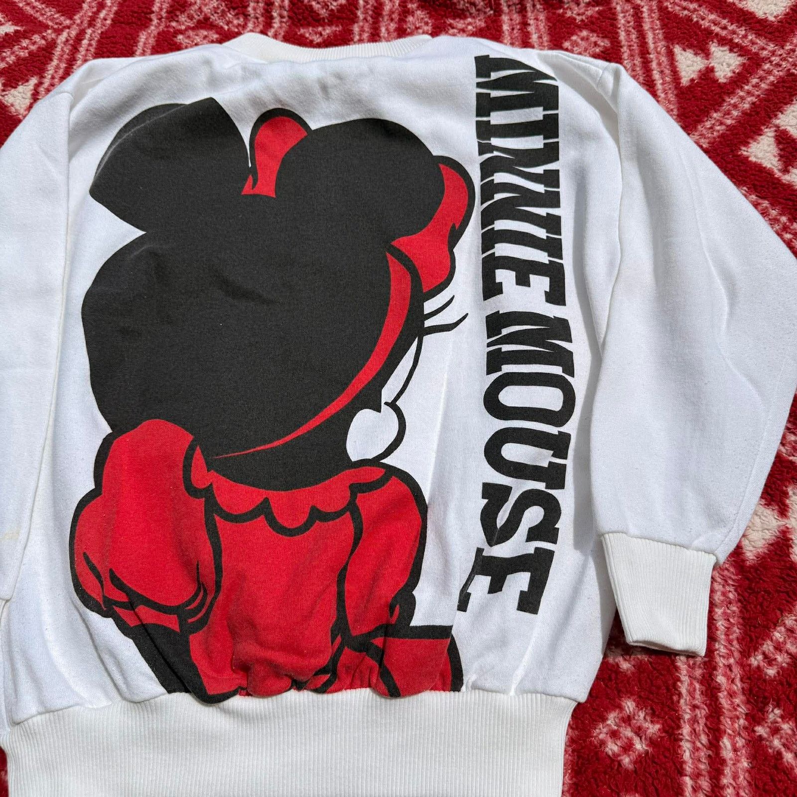 Disney 90s Disney Minnie Mouse Double Sided Big Graphic Sweatshirt Size M / US 6-8 / IT 42-44 - 5 Thumbnail