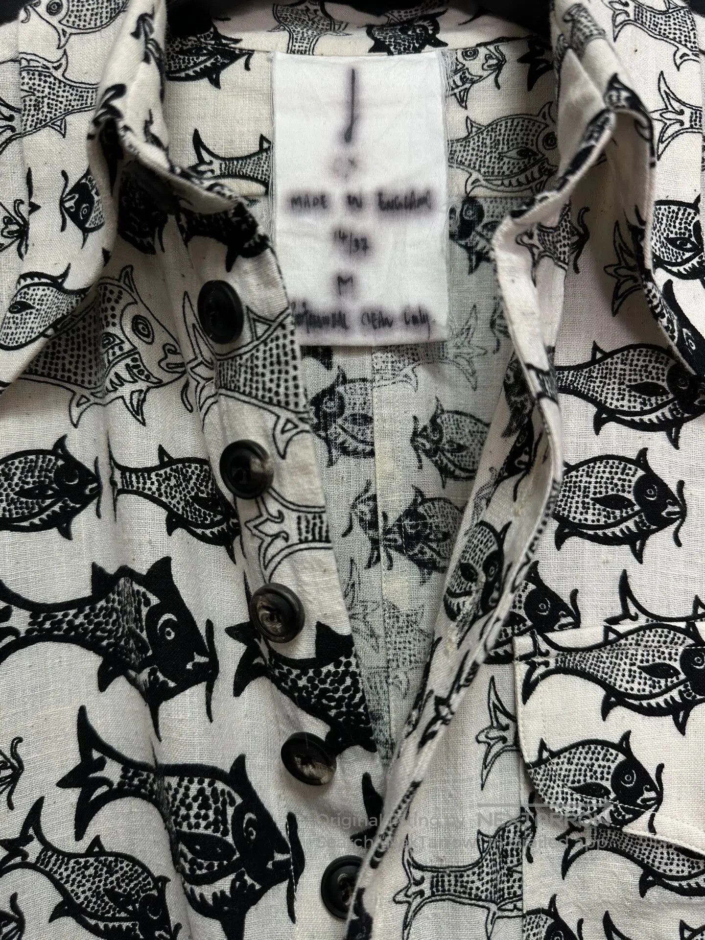 John Alexander Skelton limited edition fish pattern shirt. Size US M / EU 48-50 / 2 - 3 Thumbnail