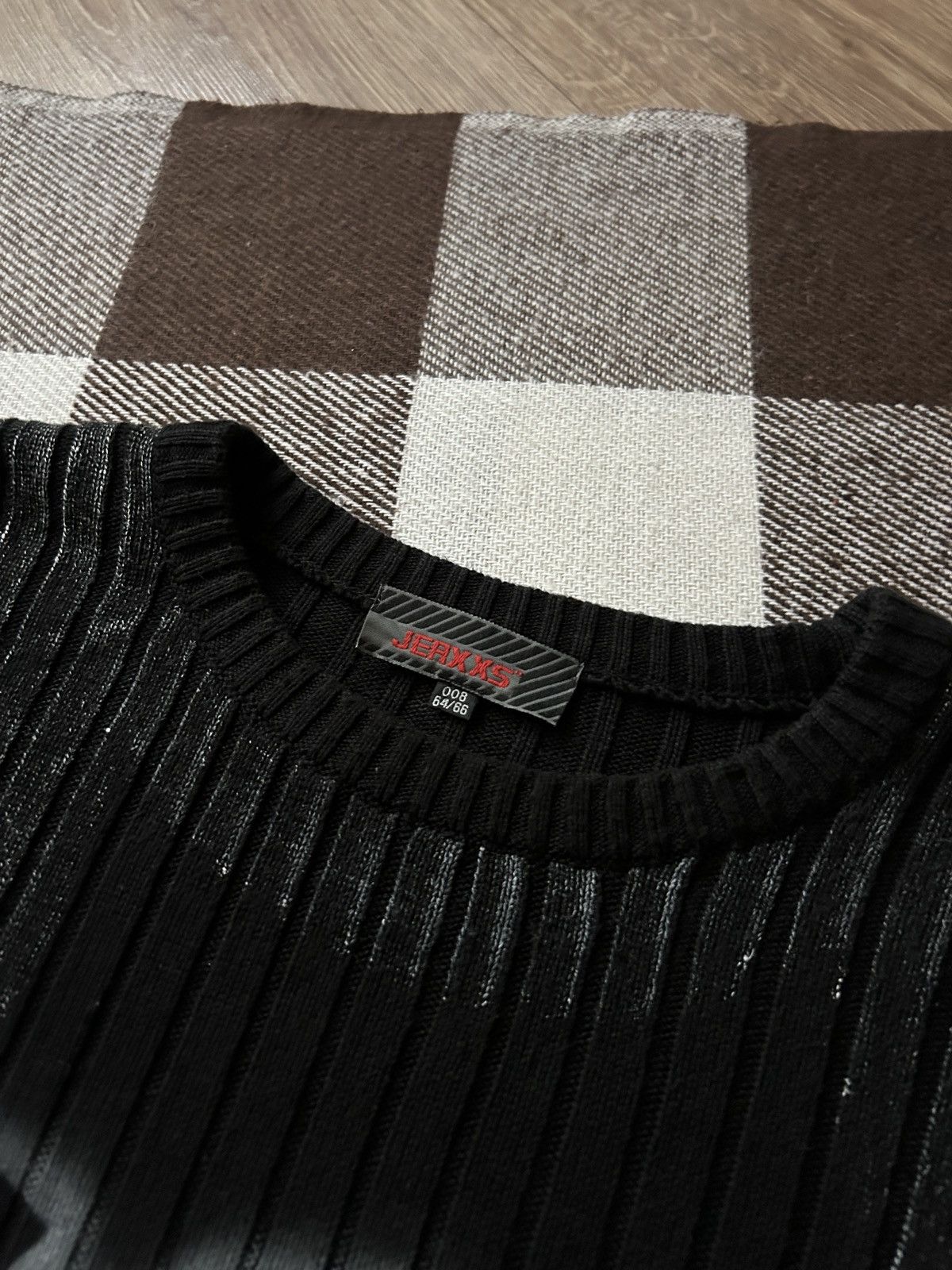 Japanese Brand × Vintage Vintage Rock avant-garden big logo sweatshirt washed black Size US XL / EU 56 / 4 - 3 Thumbnail