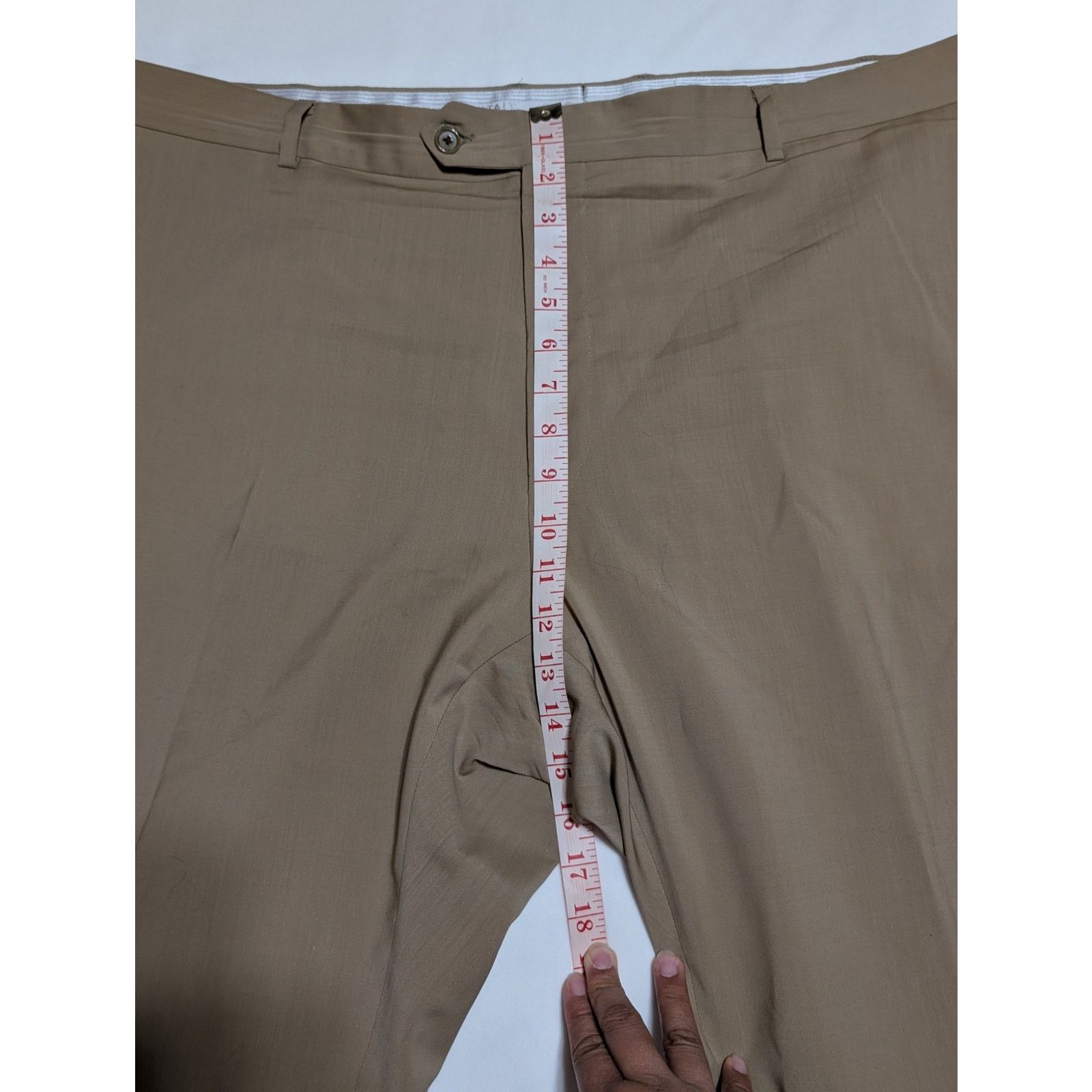 Unknown London Tessuto Marzotto 100% Wool pants Made In Italy Khaki Pants Size US 44 / EU 60 - 5 Thumbnail