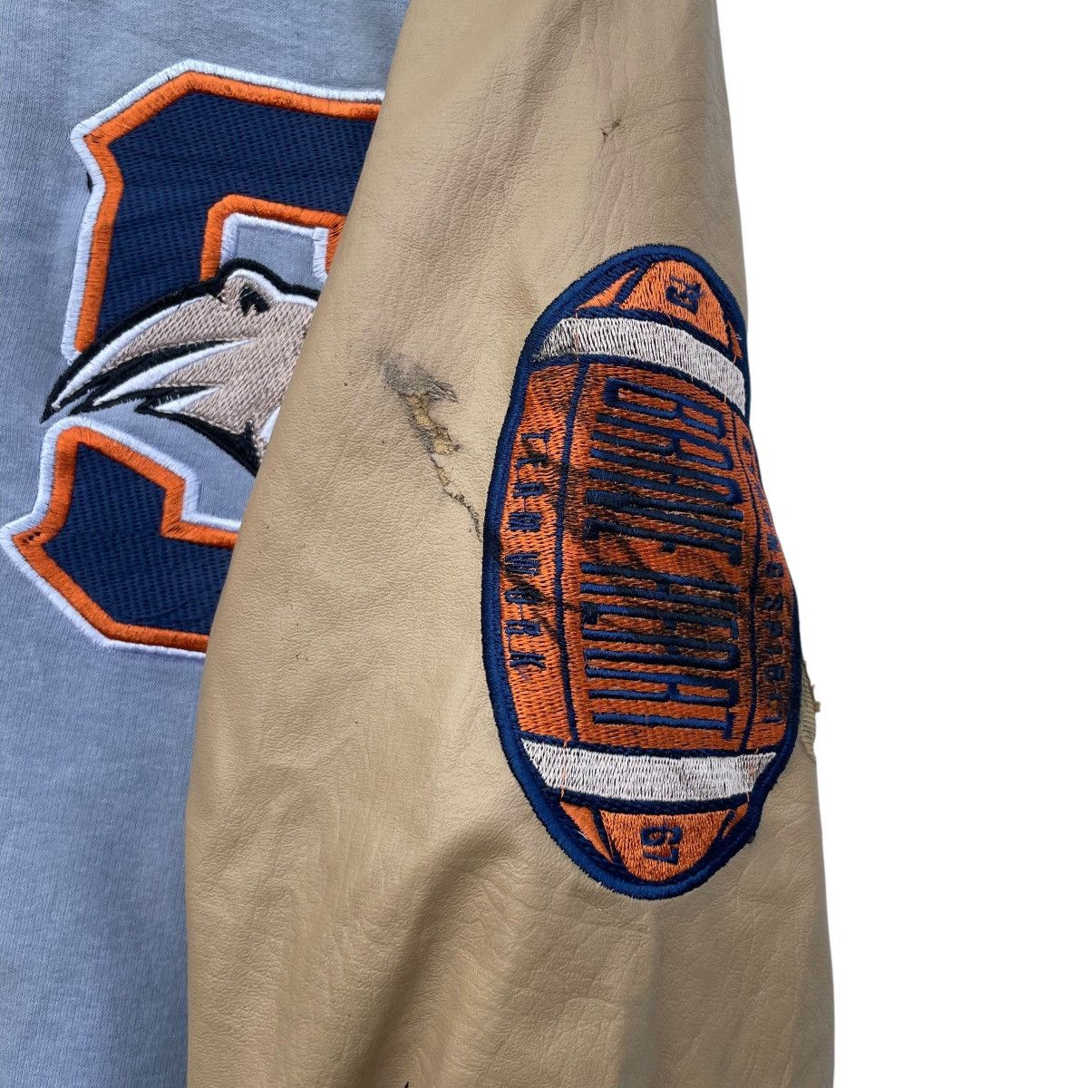 Canterbury of New Zealand × NHL Japanese Brand Swinger Varsity Brave Heart Rugby Jacket Size US S / EU 44-46 / 1 - 8 Thumbnail