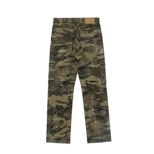 Vintage camo pattern cargo distressed pants Size US 32 / EU 48 - 2 Thumbnail