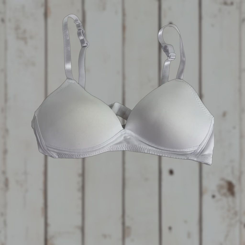 Vintage Tahari White Padded Wireless Bra Womens Size 32A Size ONE SIZE - 1 Thumbnail