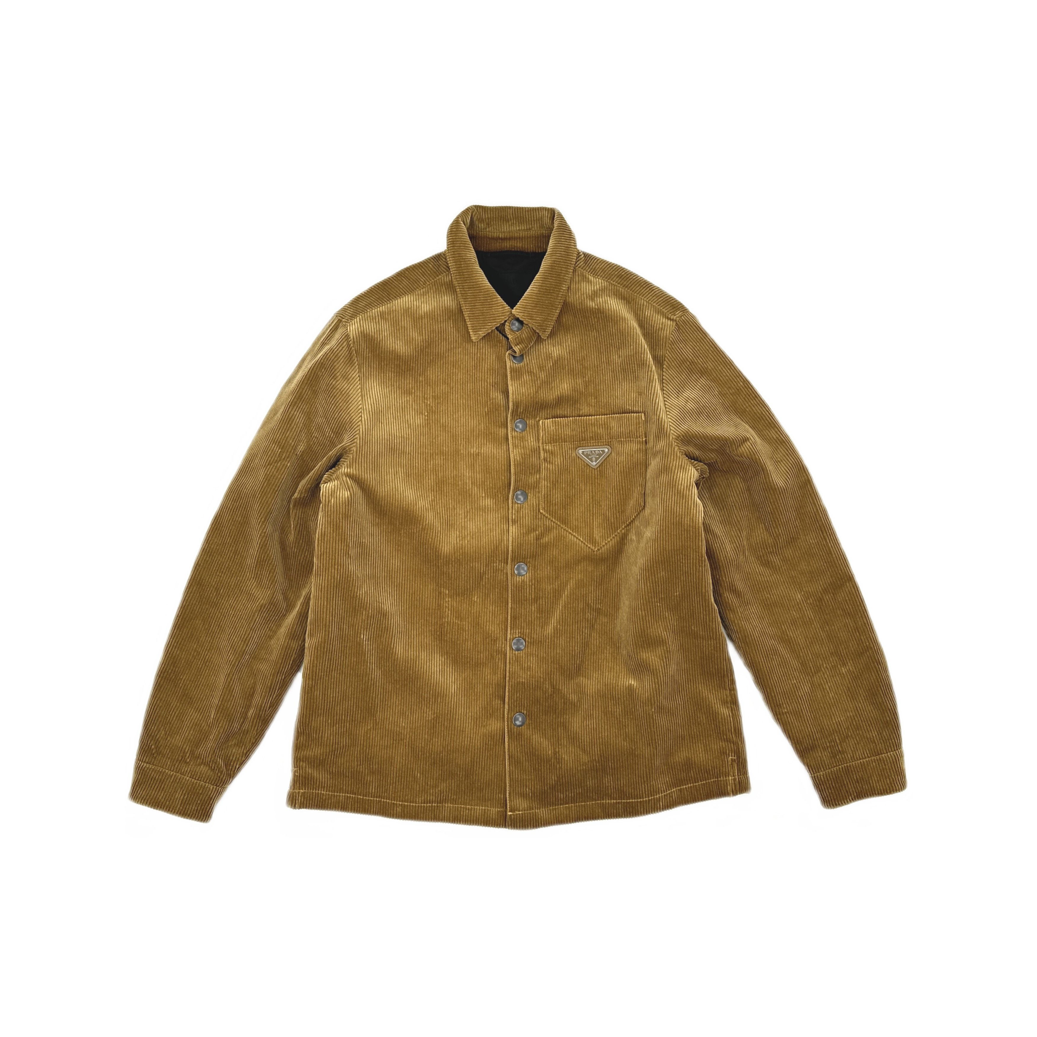 Prada Prada Corduroy Shirt Size S Size US S / EU 44-46 / 1 - 1 Thumbnail