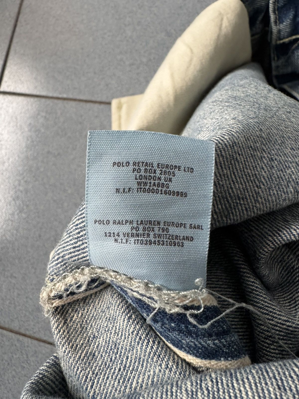 Ralph Lauren 2006 RRL 1/1 Moonshine Wash Lapidary Gemstone Selvedge Denim Size US 35 - 23 Thumbnail