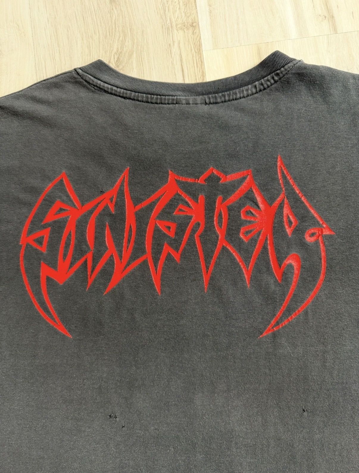 Band Tees Vintage Sinister 1993 Diabolical Summoning 90s metal rare Size US XL / EU 56 / 4 - 4 Thumbnail