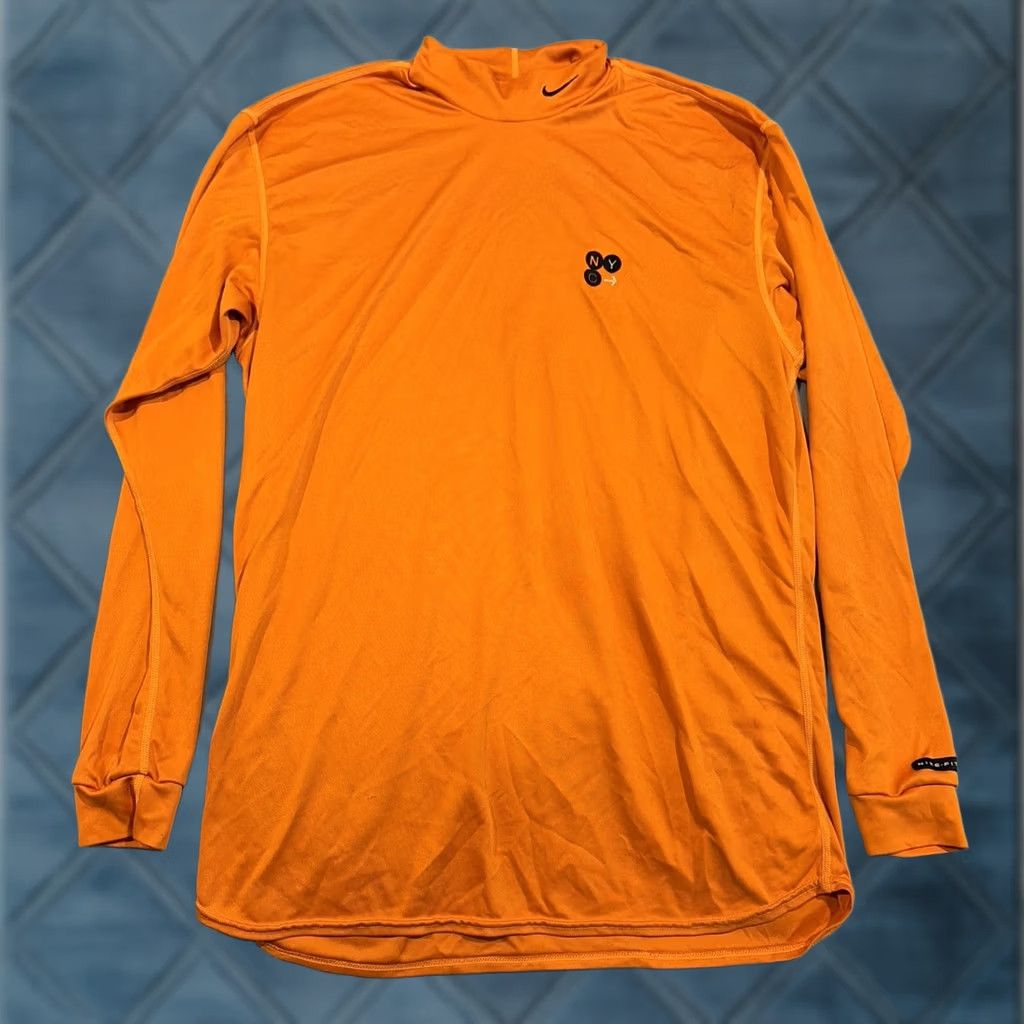 Nike VINTAGE Nike 1998 New York City Marathon Orange Long Sleeve Shirt Mens XXL Size US XXL / EU 58 / 5 - 1 Thumbnail