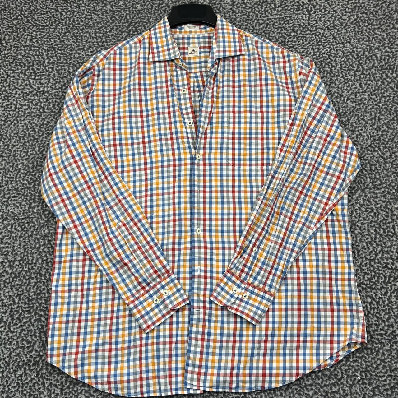 Peter Millar Peter Millar Button Down Shirt Men Long Sleeve Plaid XL Size US XL / EU 56 / 4 - 1 Thumbnail