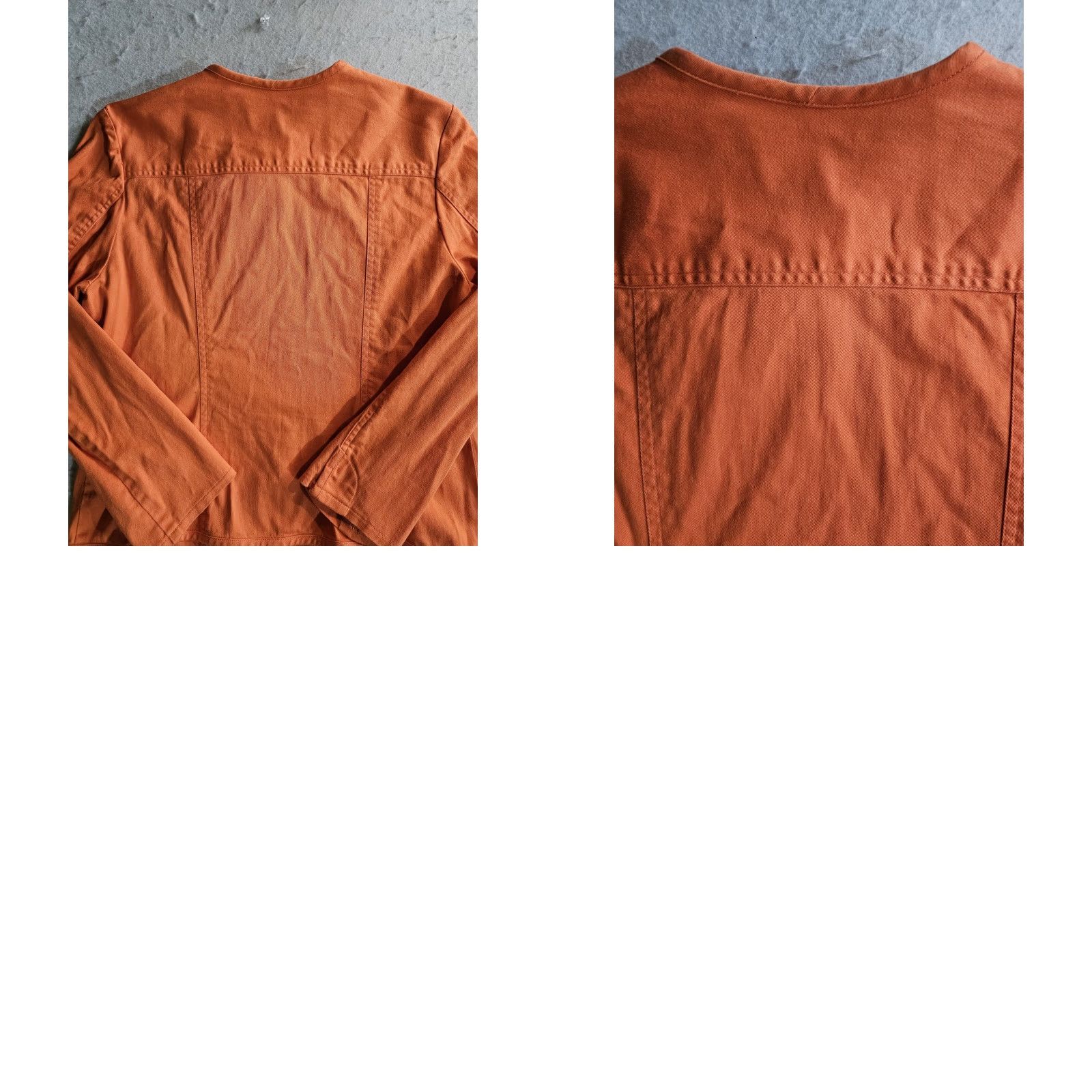 Pendleton VINTAGE Pendleton Denim Button Up Jacket Tangerine Orange Women's Large Reg Jacket Bohemian Retro S Size L / US 10 / IT 46 - 8 Thumbnail