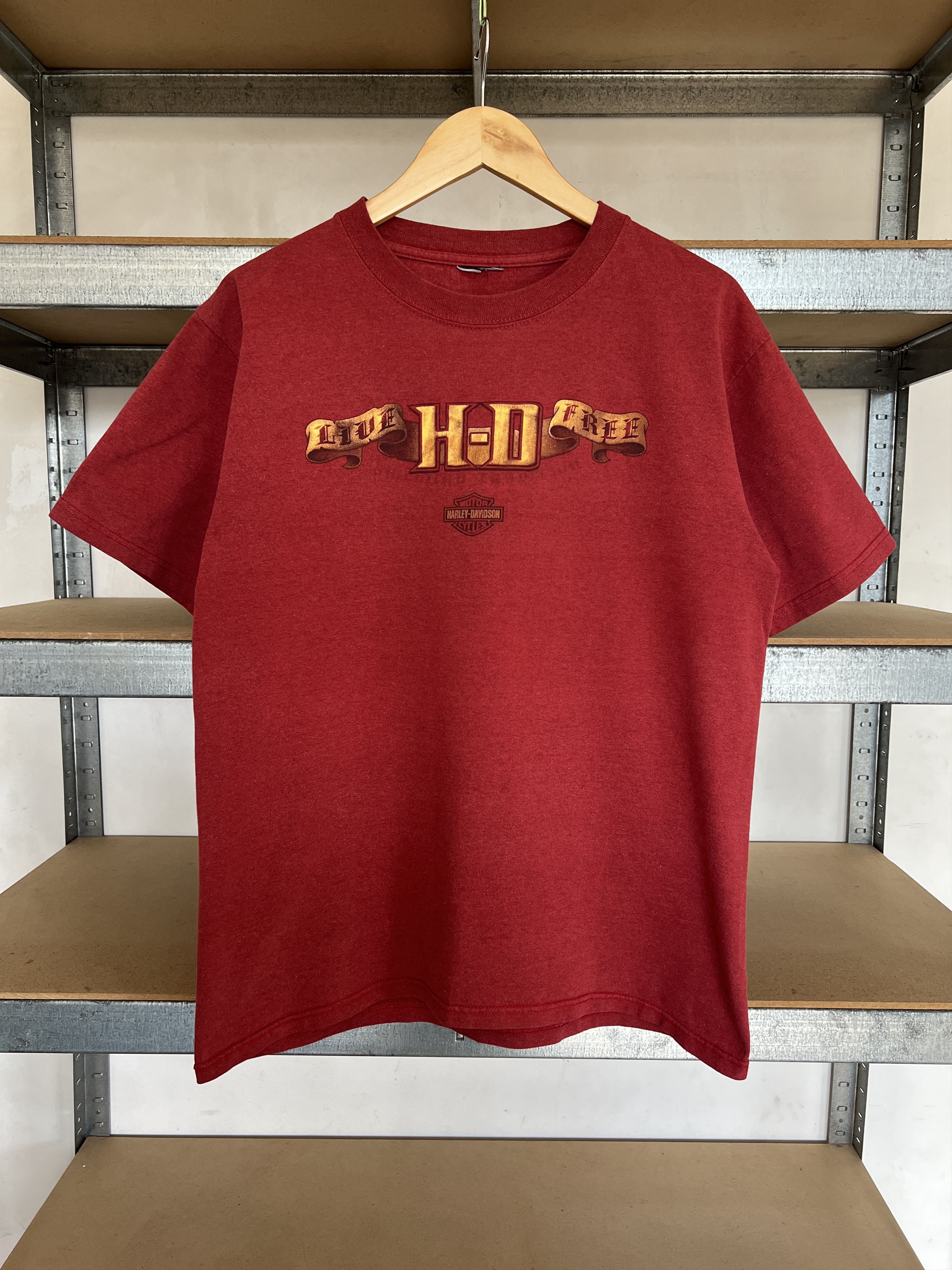 Harley Davidson Vintage 2001 Harley Davidson Fierek’s Ulm-Ringingen T-shirt Size US L / EU 52-54 / 3 - 1 Thumbnail
