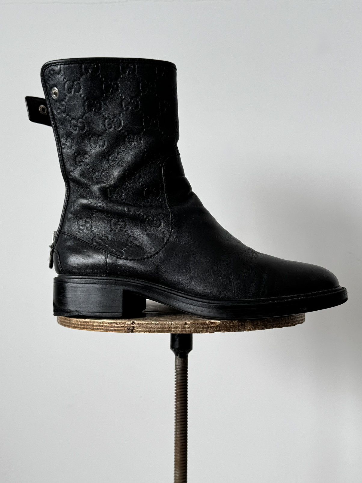 Gucci Gucci GG 'Guccissima' Biker Boots Size US 8 / IT 38 - 1 Thumbnail