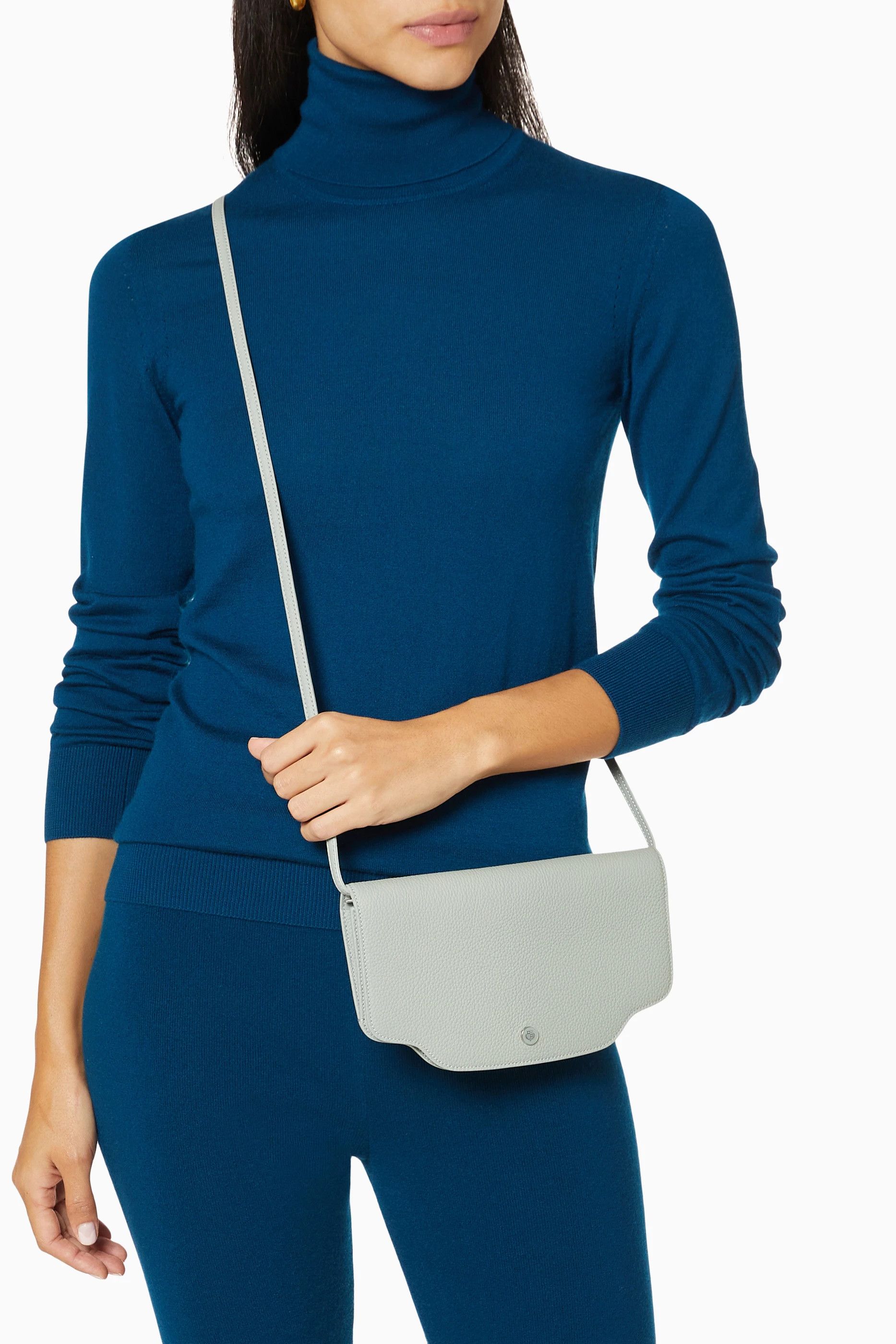 Loro Piana o1srvl11e0924 Size: / OS Sesia Clutch Purse Bag in Grey Size ONE SIZE - 2 Thumbnail