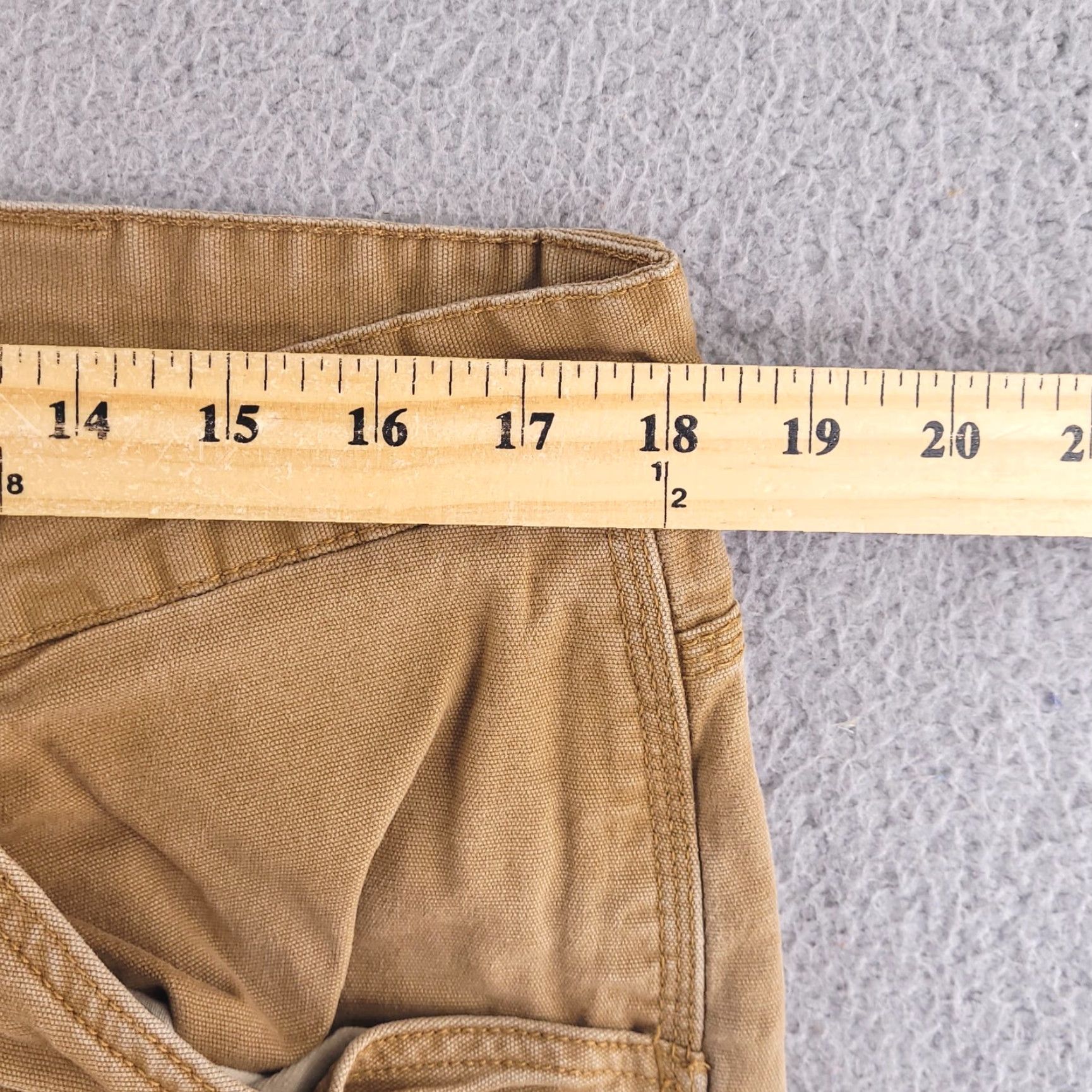 Vintage Ridgecut Toughwear Pants Mens 36x30 Brown Canvas Work Distressed Straight Cotton Size US 36 / EU 52 - 6 Thumbnail