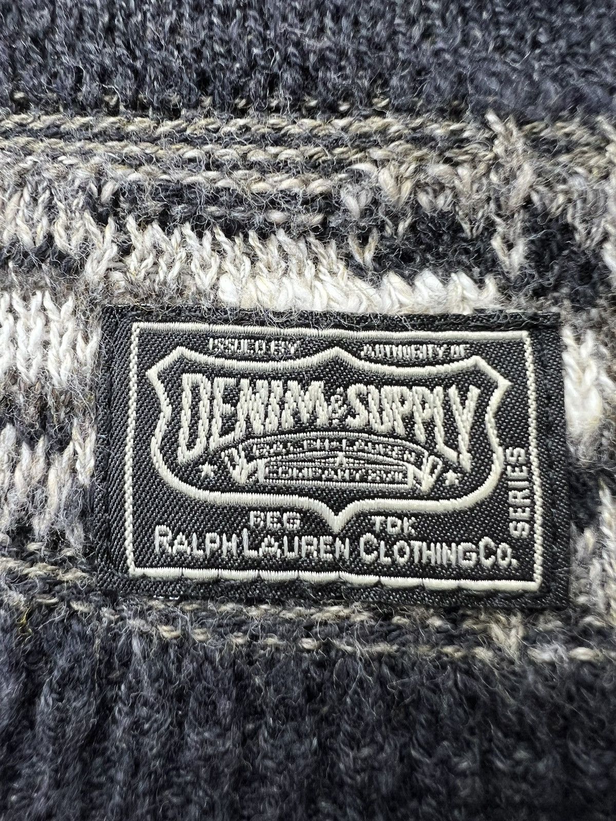 Denim & Supply Ralph Lauren Beautiful Native Pattern Rockabilly Mod Knitted Sweater RRL Size US S / EU 44-46 / 1 - 5 Thumbnail
