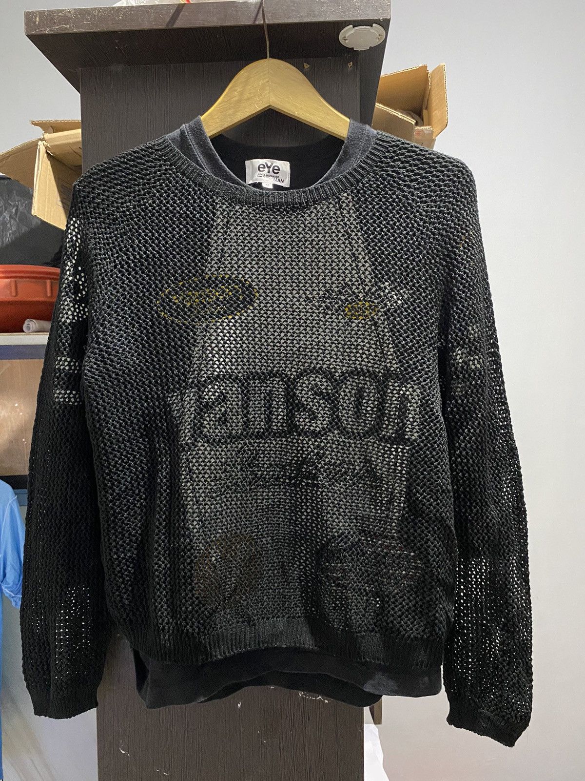 20471120 Fishnet knit uniqlo like CDG style Size US L / EU 52-54 / 3 - 1 Thumbnail