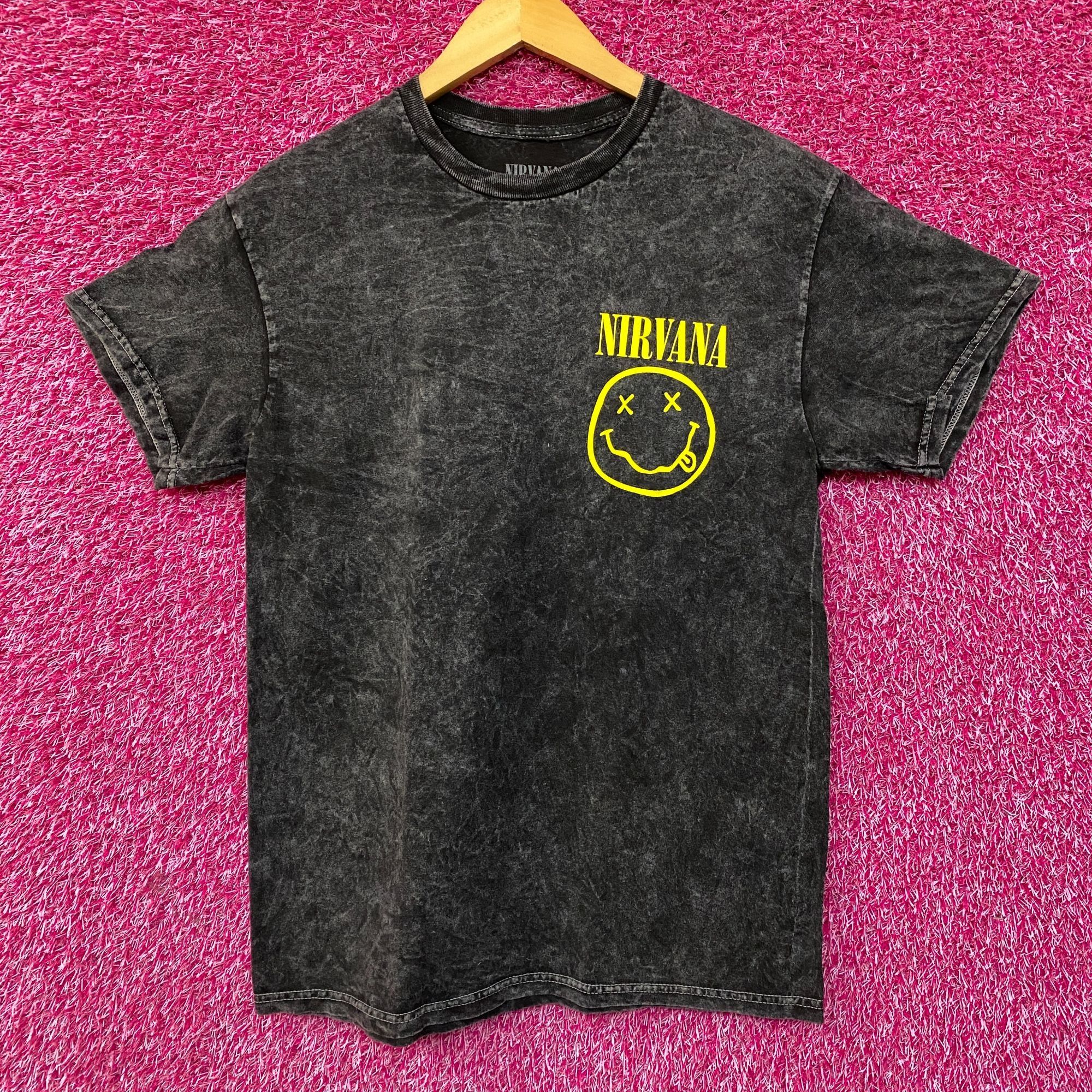 Nirvana Nirvana Nevermind Dead Smiley Logo Grunge Band T-Shirt Mediu Size US M / EU 48-50 / 2 - 1 Thumbnail
