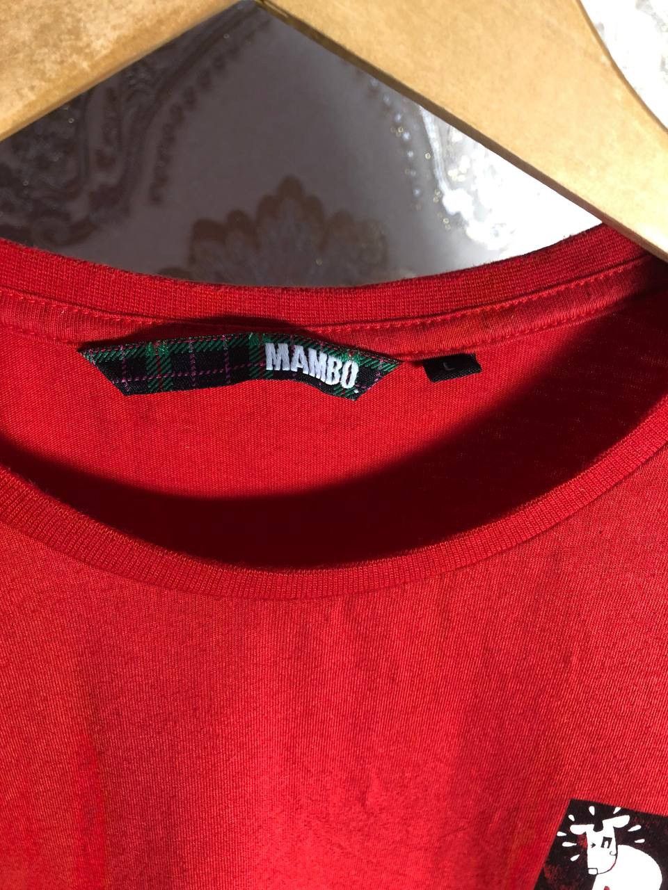 Mambo × Vintage VERY RARE MAMBO ALLAN DOG BIG LOGO T-SHIRT 1989 SURF Y2K 90s Size US L / EU 52-54 / 3 - 4 Thumbnail