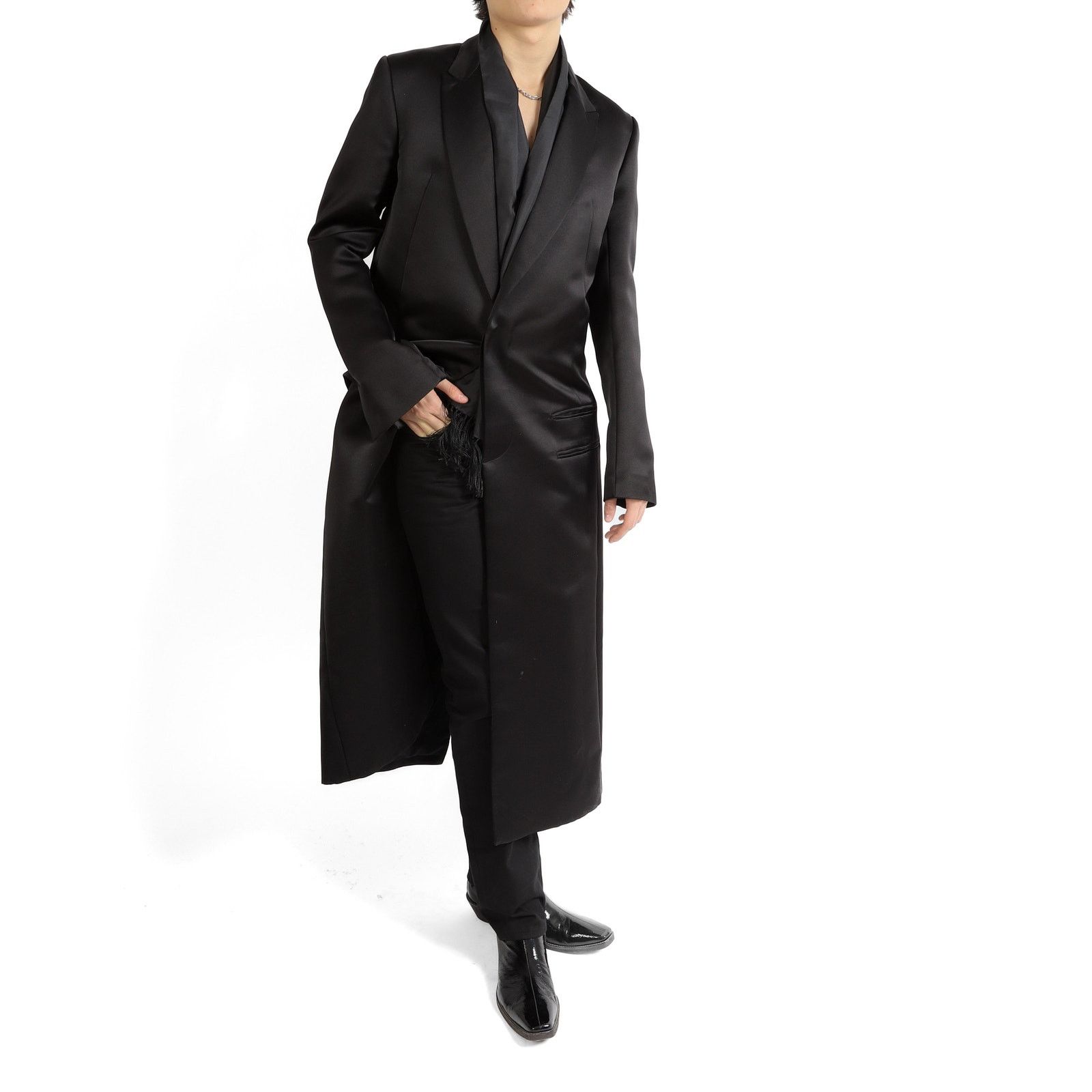 Haider Ackermann FW20 Black Taroni Coat 1 of 1 Prototype Size US S / EU 44-46 / 1 - 4 Thumbnail