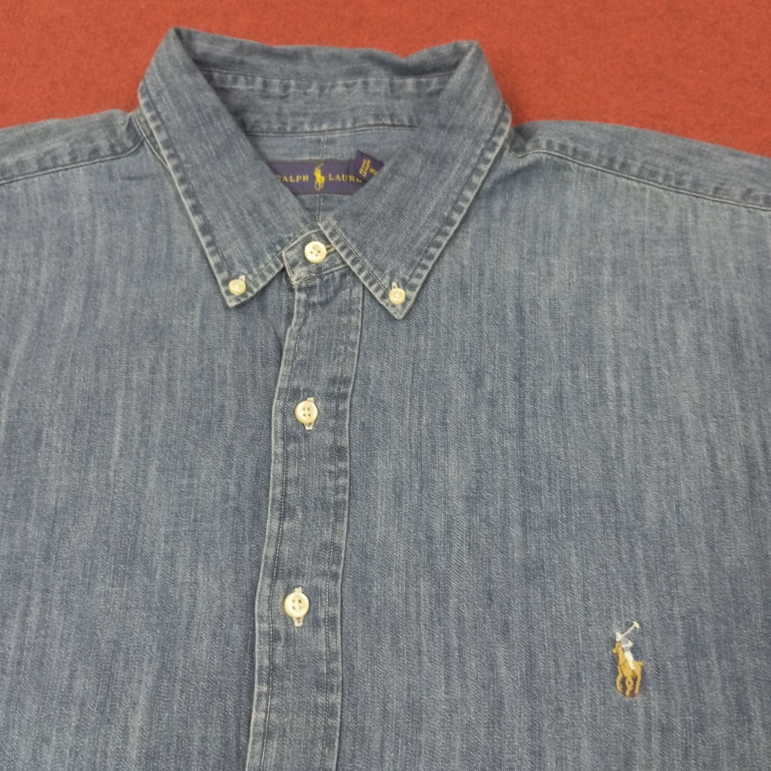 Ralph Lauren Ralph Lauren Fashion Brand Small Logo Shirt c223n33 Size US XXL / EU 58 / 5 - 2 Thumbnail