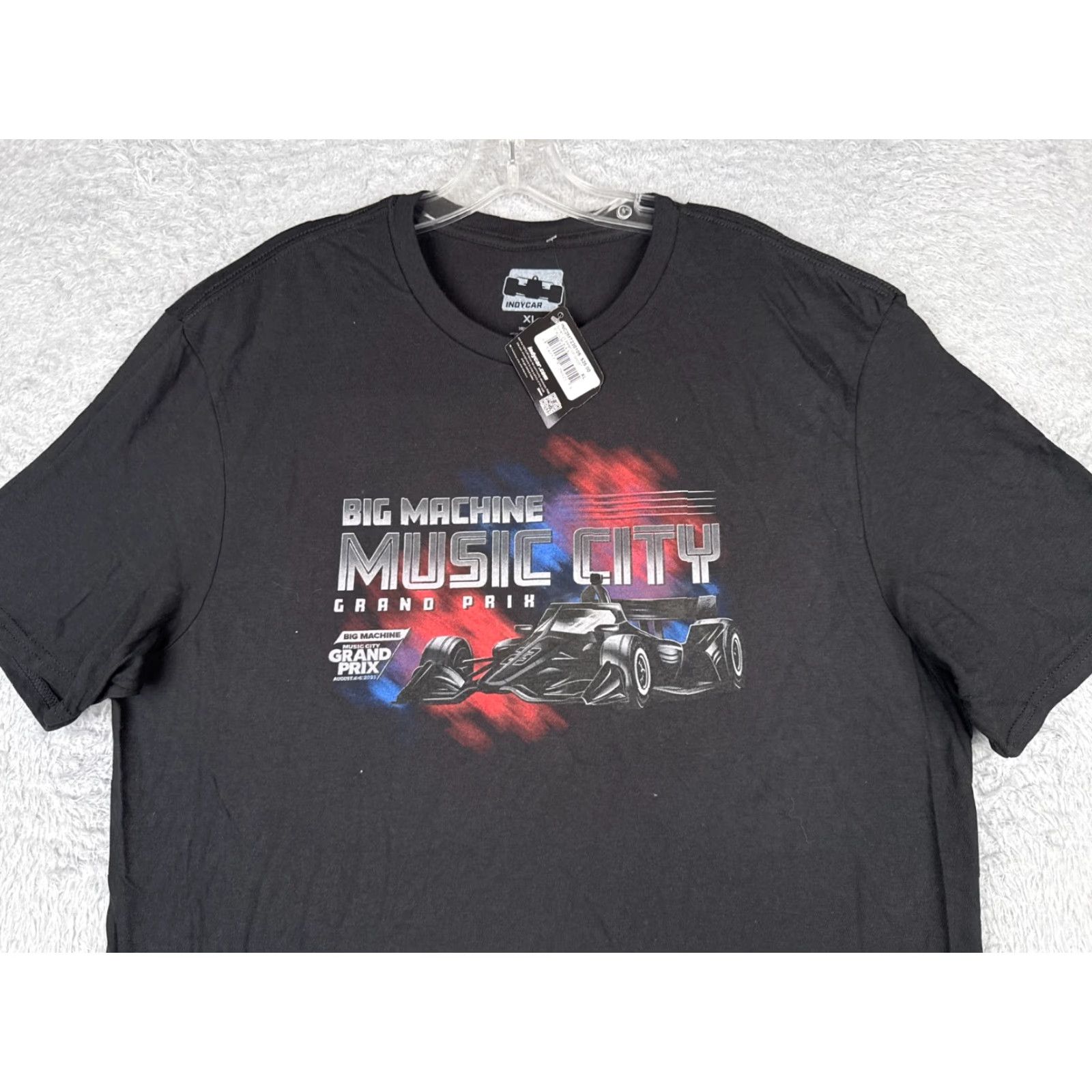 Vintage Nashville Grand Prix Shirt Men Extra Large Black Short Sleeve Crew Neck Indycar Size US XL / EU 56 / 4 - 4 Thumbnail
