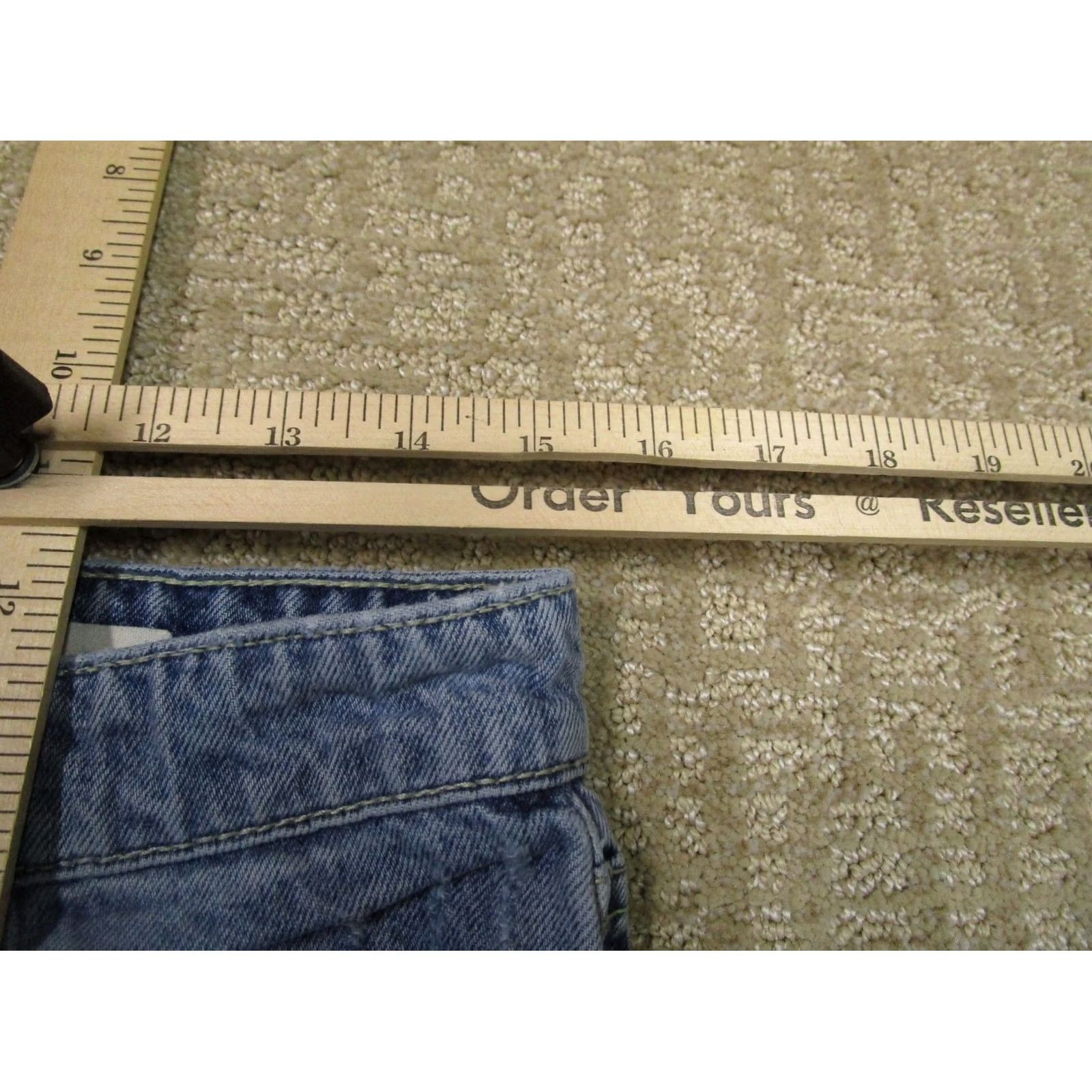 Vintage Pilcro Jeans Women 26 Blue Straight Ankle Logo 5-Pocket Denim Cotton Mid Rise Regular Fit 27In Inseam Size 26" / US 2 / IT 38 - 5 Thumbnail