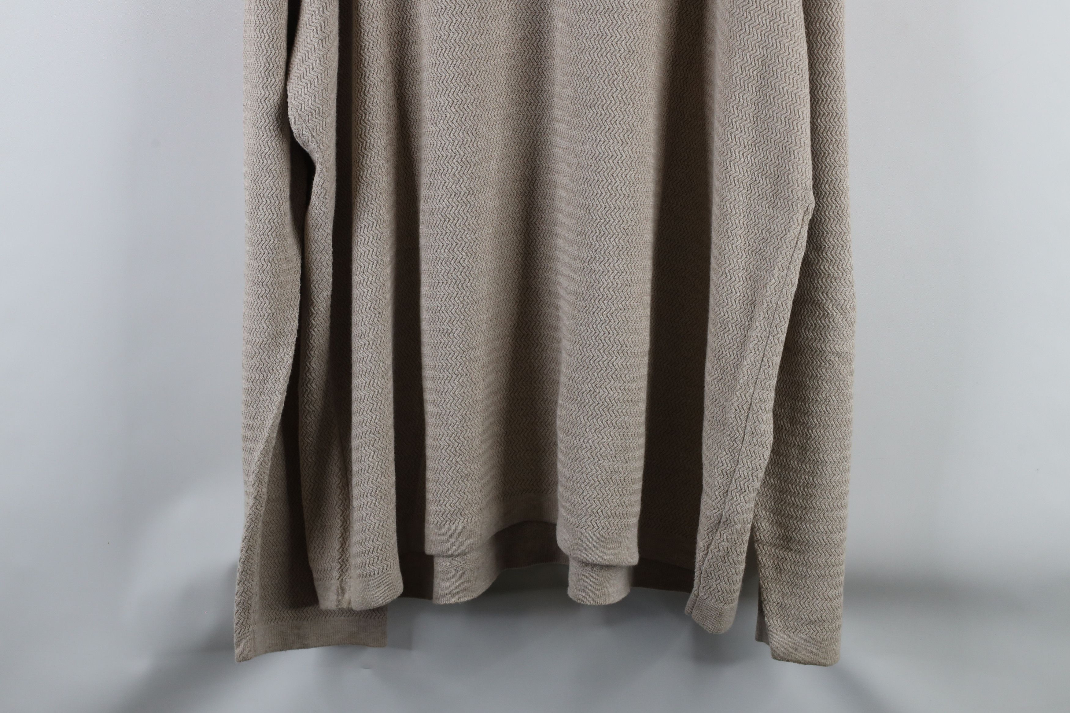 Vintage Vintage 90s Streetwear Knit Collared Pullover Sweater Beige Size US XXL / EU 58 / 5 - 8 Thumbnail