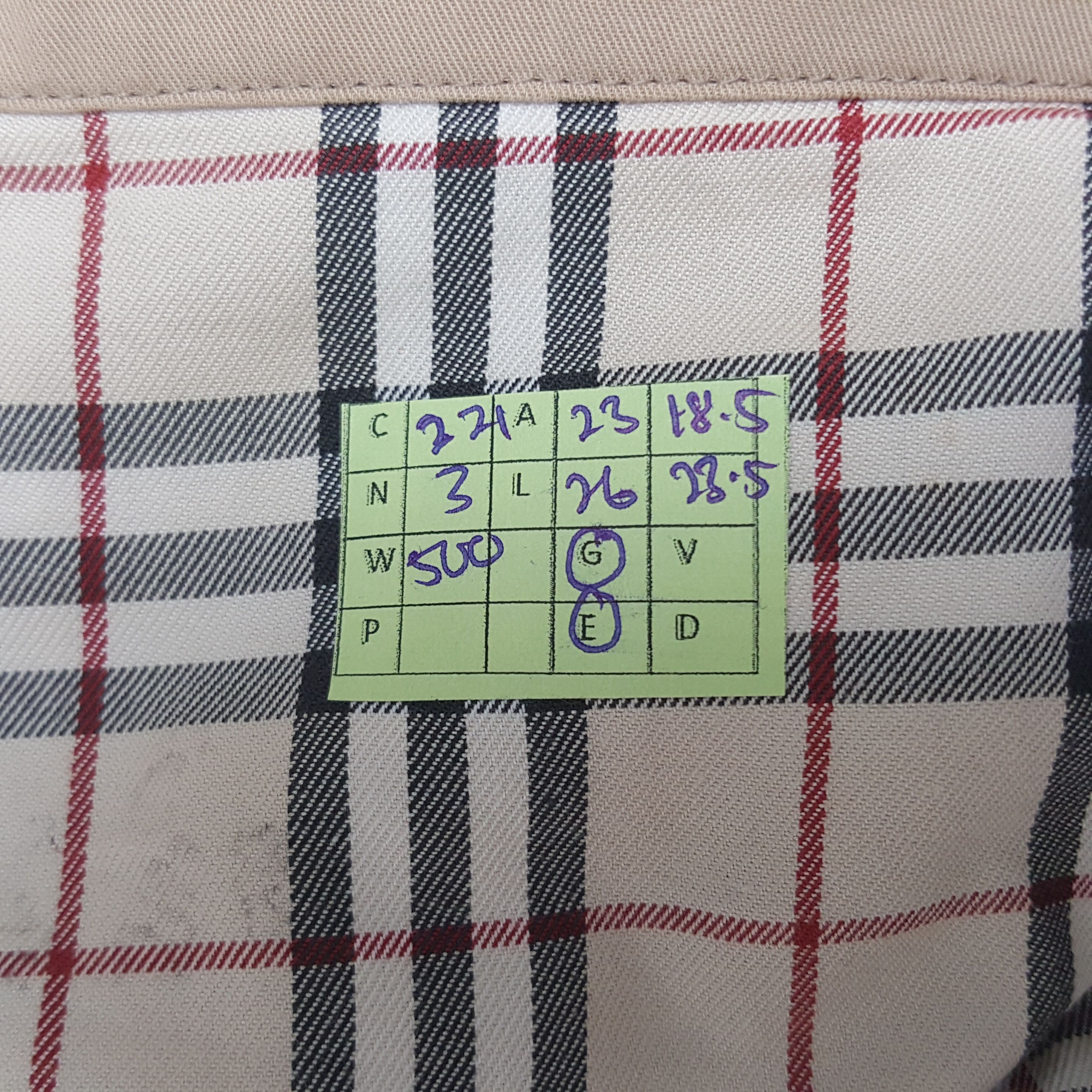 Burberry × Vintage Vintage Burberry London Nova Check Preppy Jacket Size US L / EU 52-54 / 3 - 8 Thumbnail