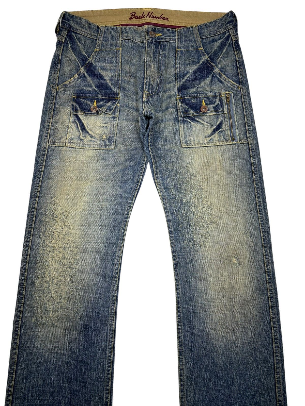 Kapital Vintage Japanese Back Number Mud Wash Bush Jeans Size US 32 / EU 48 - 5 Thumbnail