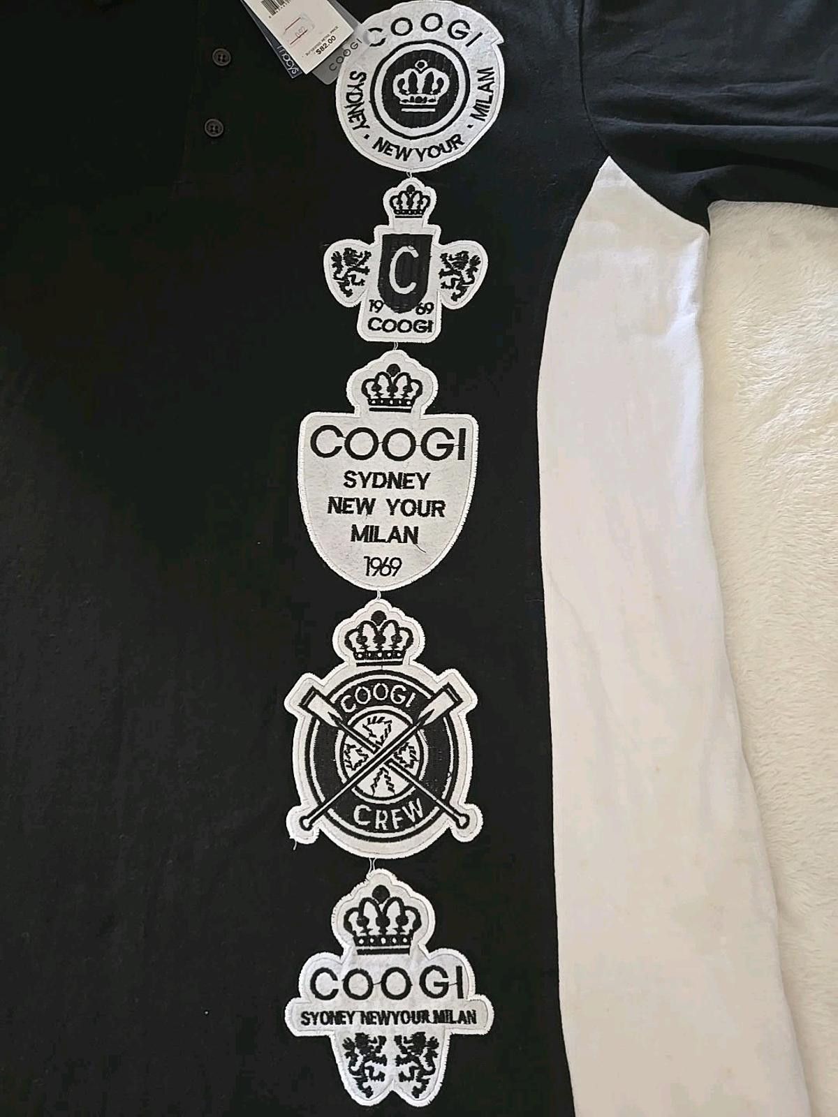 Coogi NWT Vintage Coogi Polo Shirt Mens Embroidered Black XL $82 Size US XL / EU 56 / 4 - 8 Thumbnail