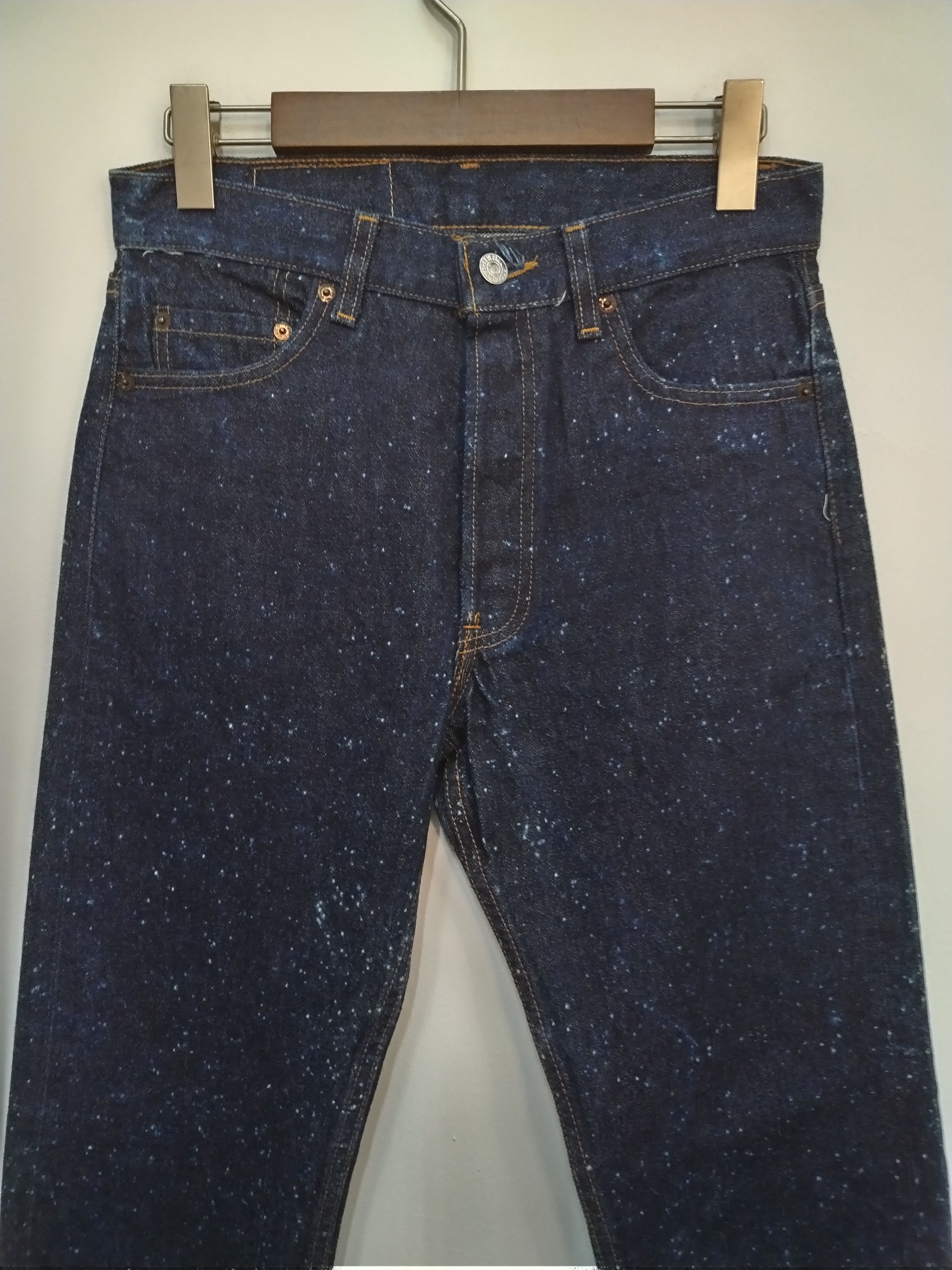 Levi's 🔥AUTHENTIC SNOW WASH NOS VTG LEVIS 501 INDIGO DENIM Size US 32 / EU 48 - 7 Thumbnail