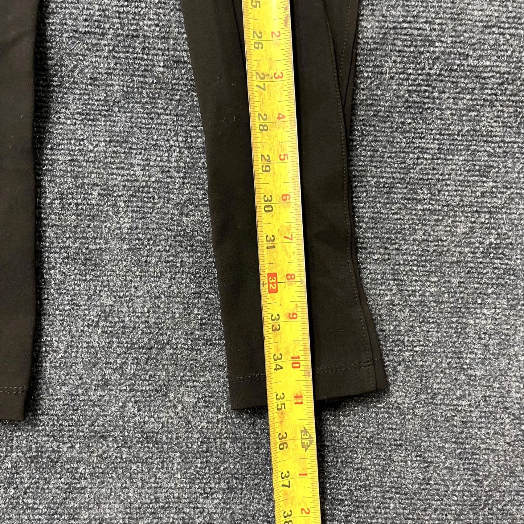 Calvin Klein Calvin Klein Leggings Womens XS Black Power Stretch High Rise Ankle Casual Size 26" / US 2 / IT 38 - 7 Thumbnail