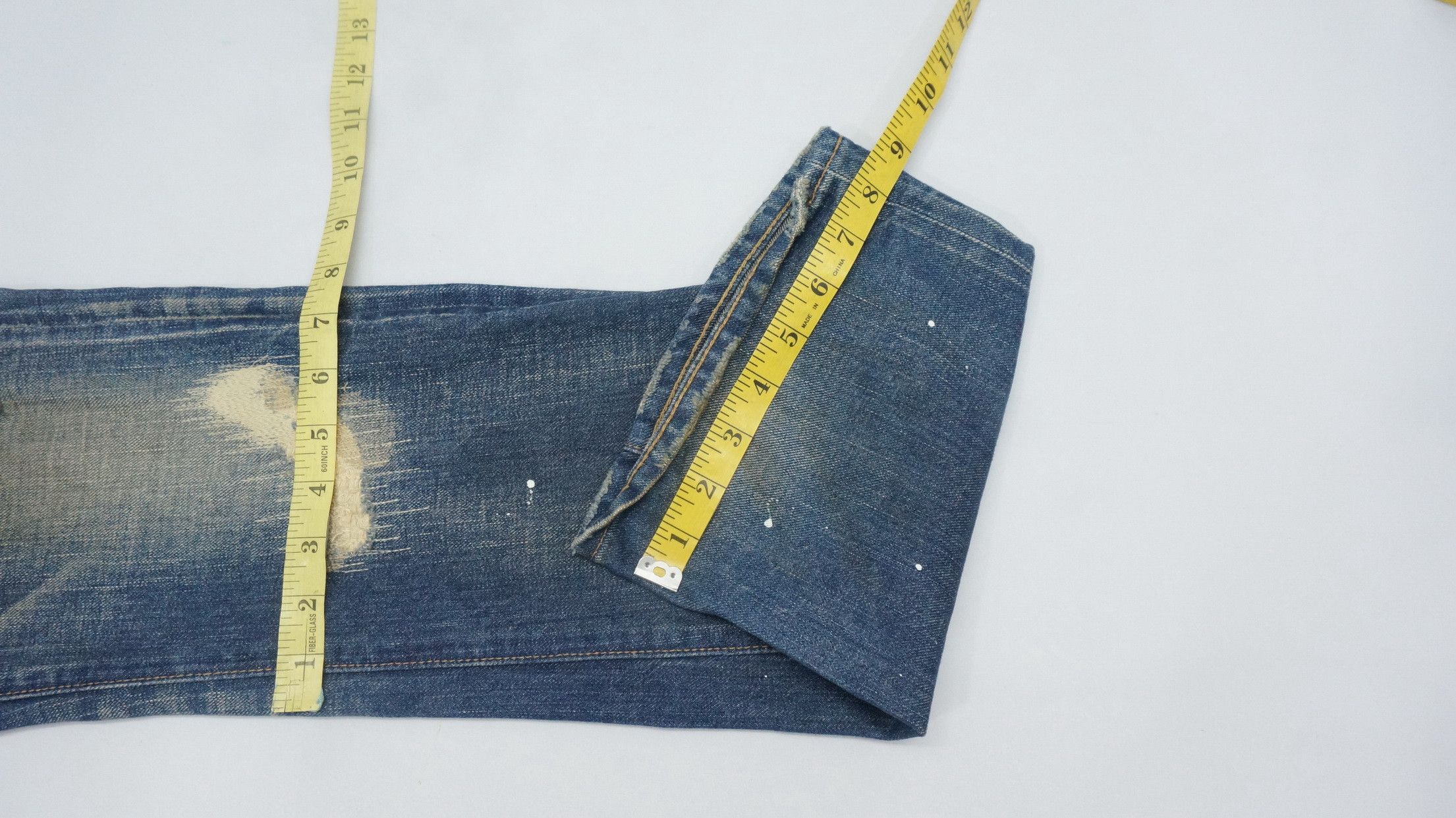 If Six Was Nine 🔴JOHN BULL🔴 Mudwash Distressed Selvedge Vintage Jeans Size US 30 / EU 46 - 12 Thumbnail