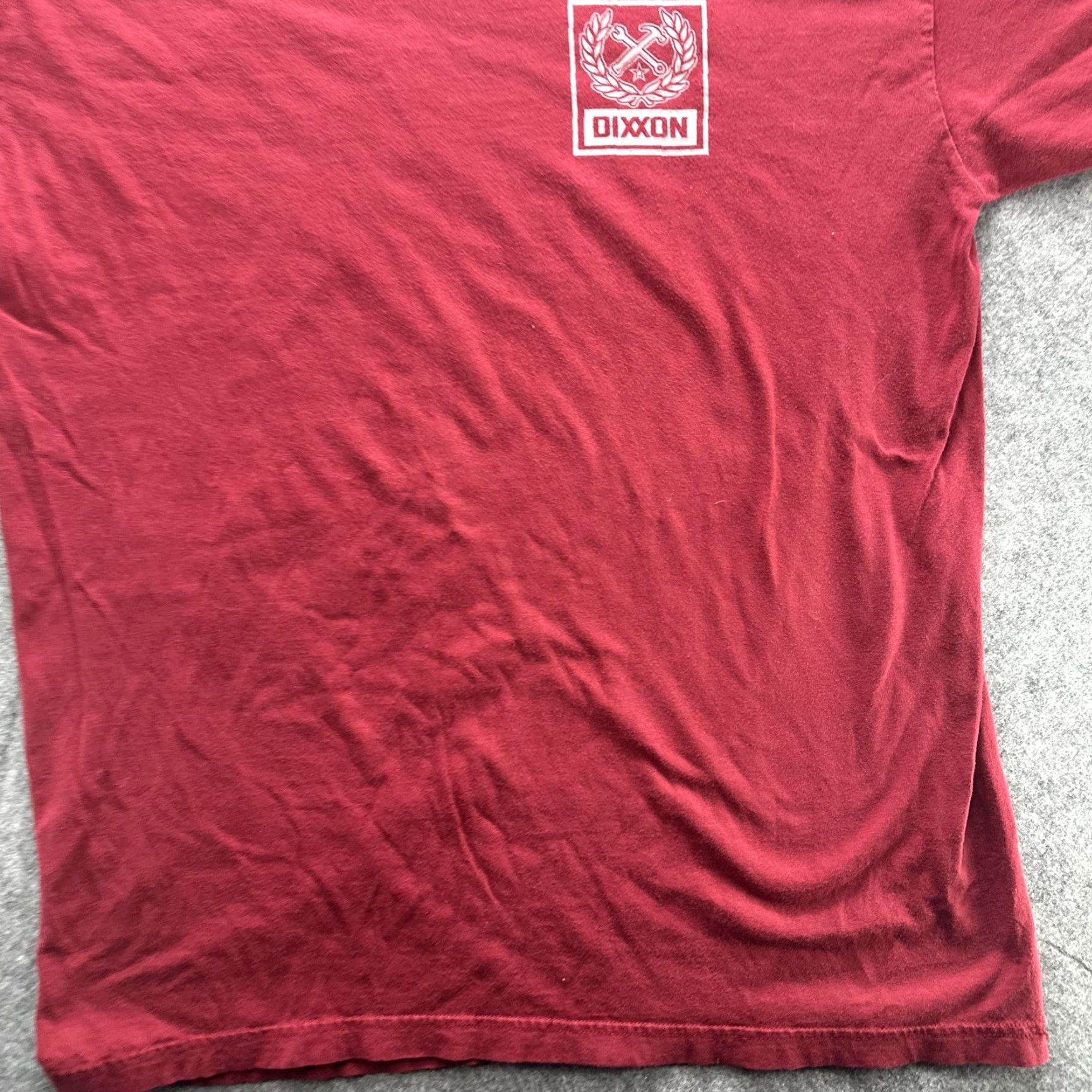 Logo 7 Dixxon Shirt Mens XL Red Logo Graphic Tee Short Sleeve T-Shirt Top Size US XL / EU 56 / 4 - 5 Thumbnail