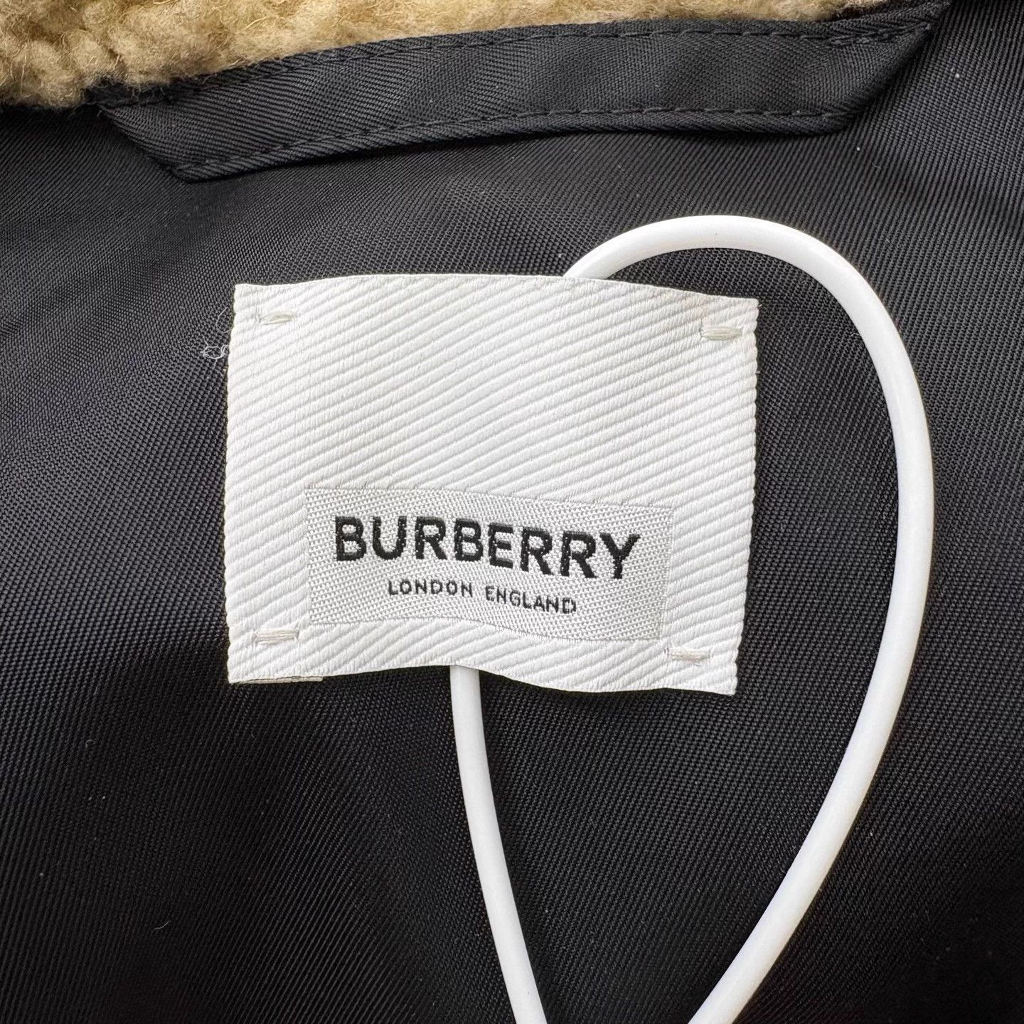 Burberry Burberry Black Lamb Wool Paneled Down Jacket S New Size S / US 4 / IT 40 - 3 Thumbnail