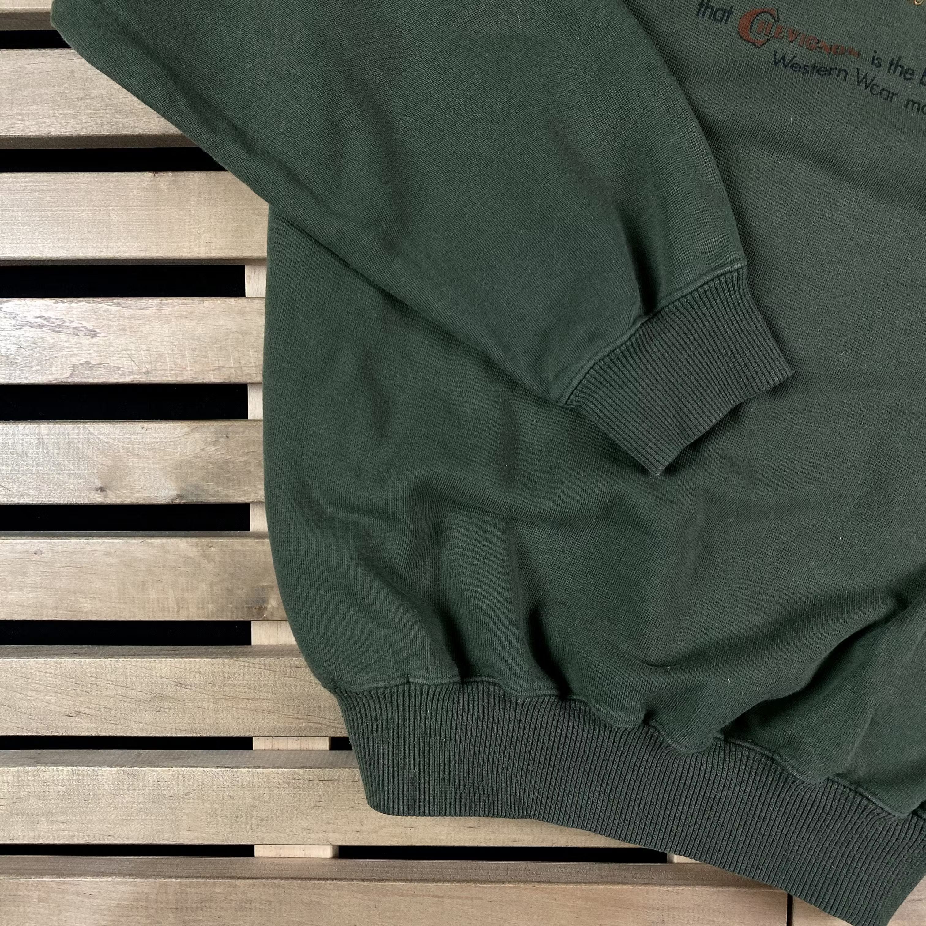 Chevignon × Vintage Mens Vintage Sweatshirt Chevignon Size L Size US L / EU 52-54 / 3 - 3 Thumbnail