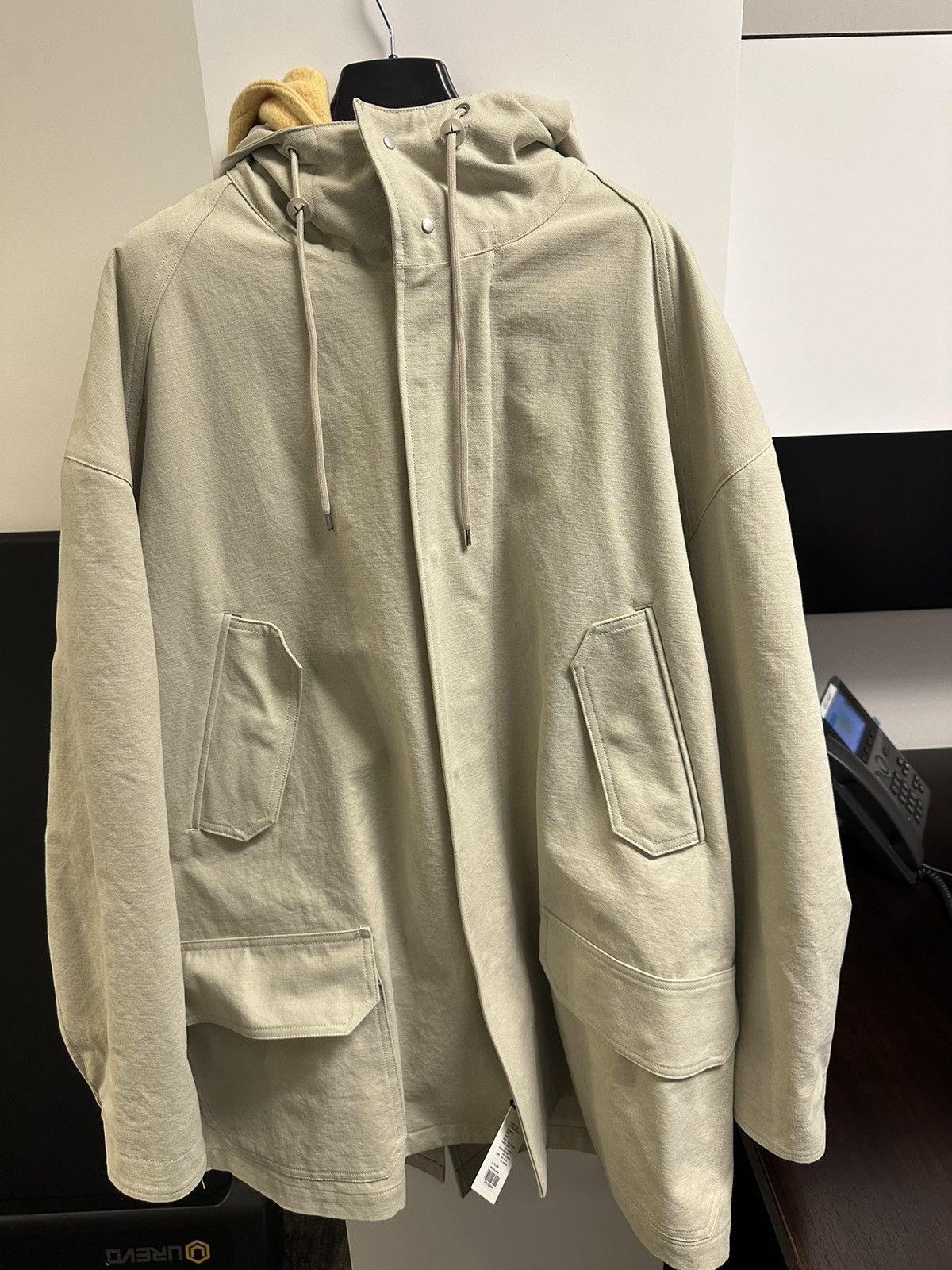 Auralee Auralee Washed Heavy Canvas Liner Coat | Grailed