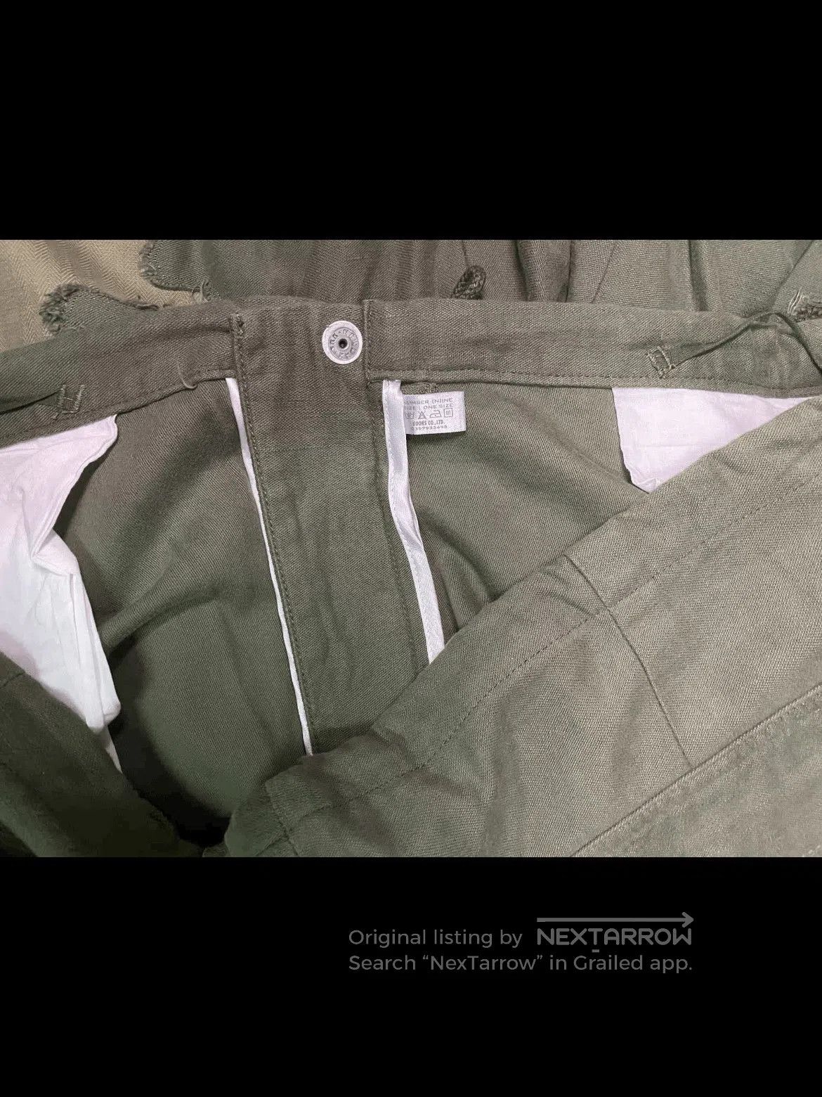 Number (N)ine Sz F Number Nine 02SS The Modern Age Distressed Cargo. Size US 32 / EU 48 - 3 Thumbnail