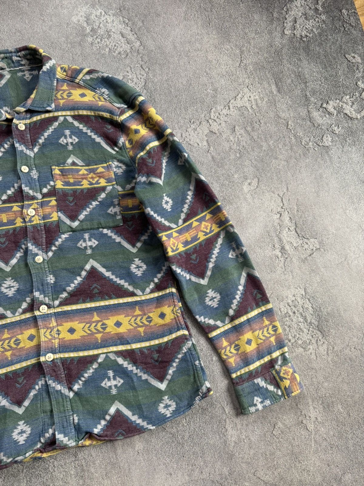 Review Retro L/Size aztec inca shirts button up long sleeve 90s Size US L / EU 52-54 / 3 - 9 Thumbnail